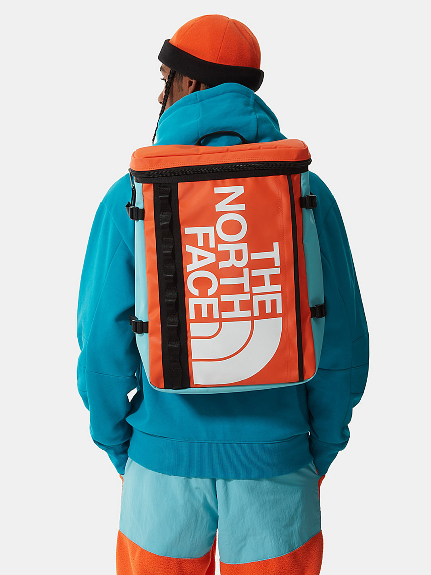 Plecak The North Face Base Camp Fuse Box (red orange/trans antracit blue)