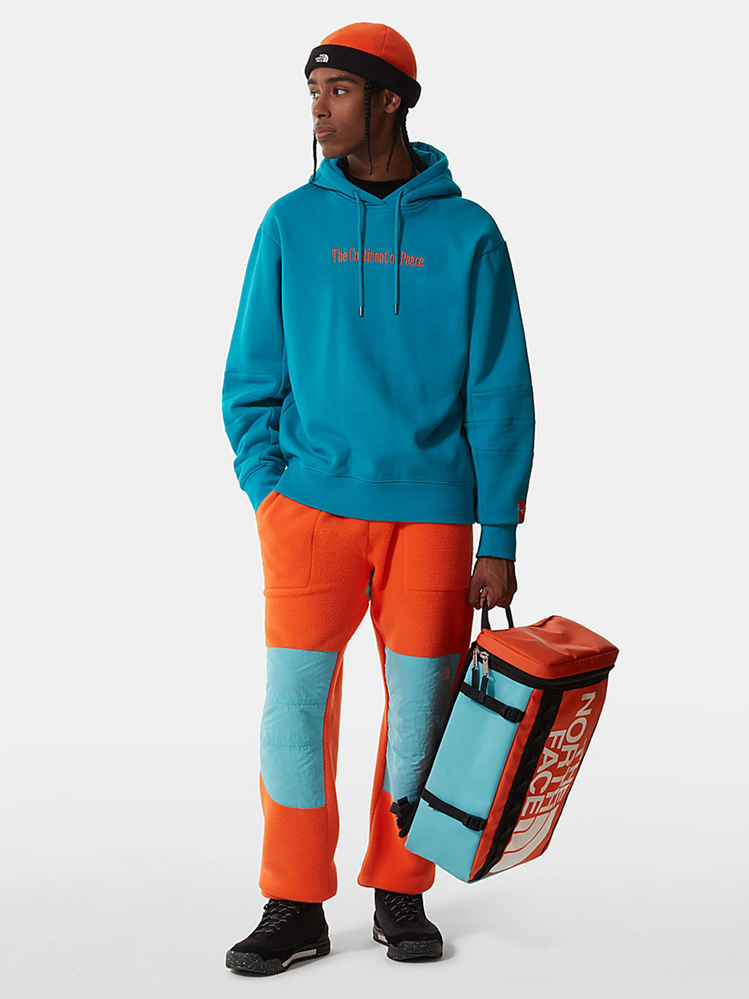 Plecak The North Face Base Camp Fuse Box (red orange/trans antracit blue)