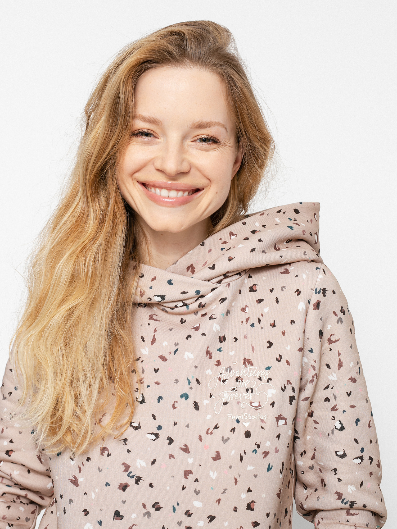 Bluza z kapturem Femi Stories Rum HD Wmn (cldl)