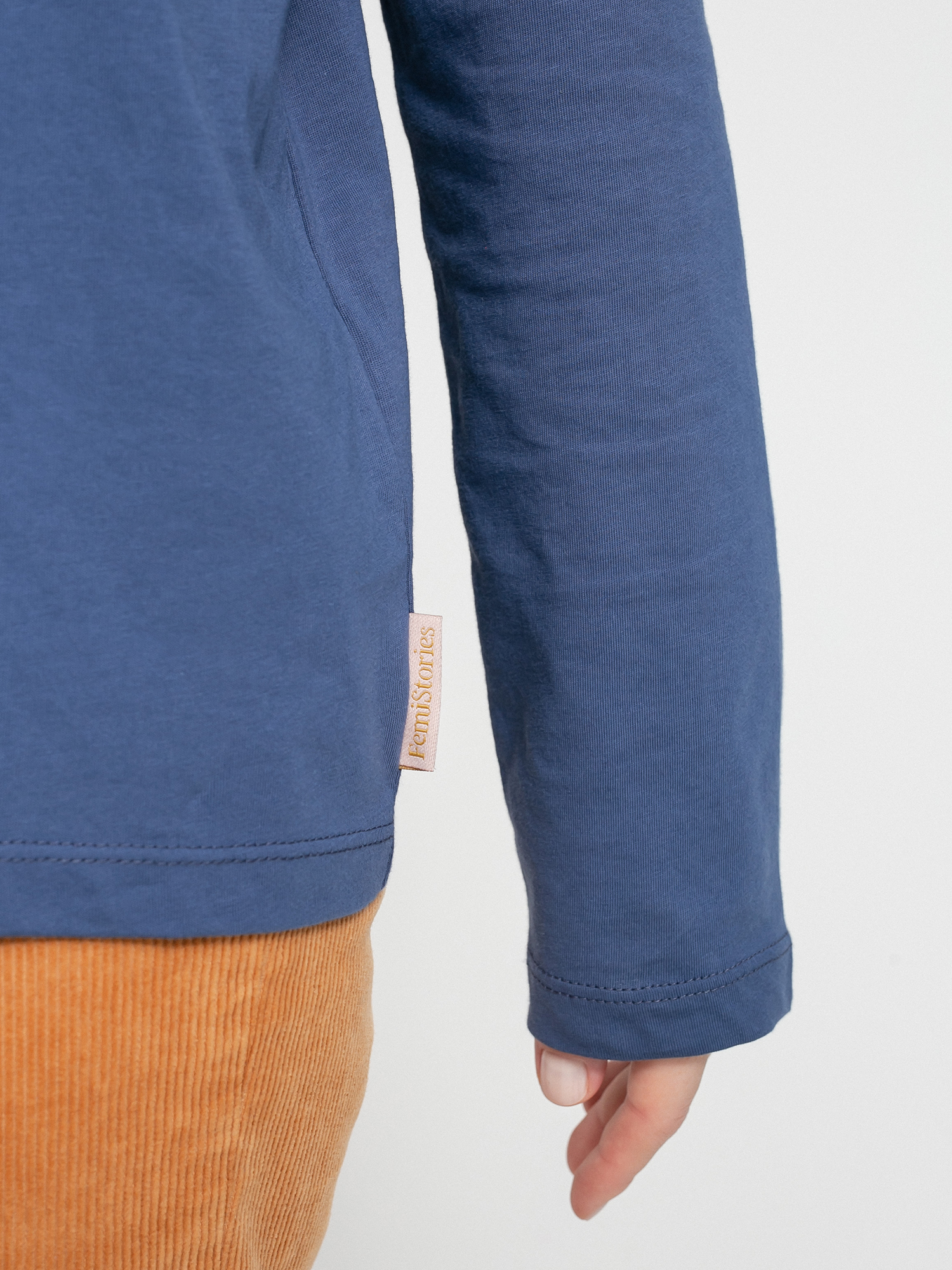 Longsleeve Femi Stories Boyfriend Wmn (nvy)