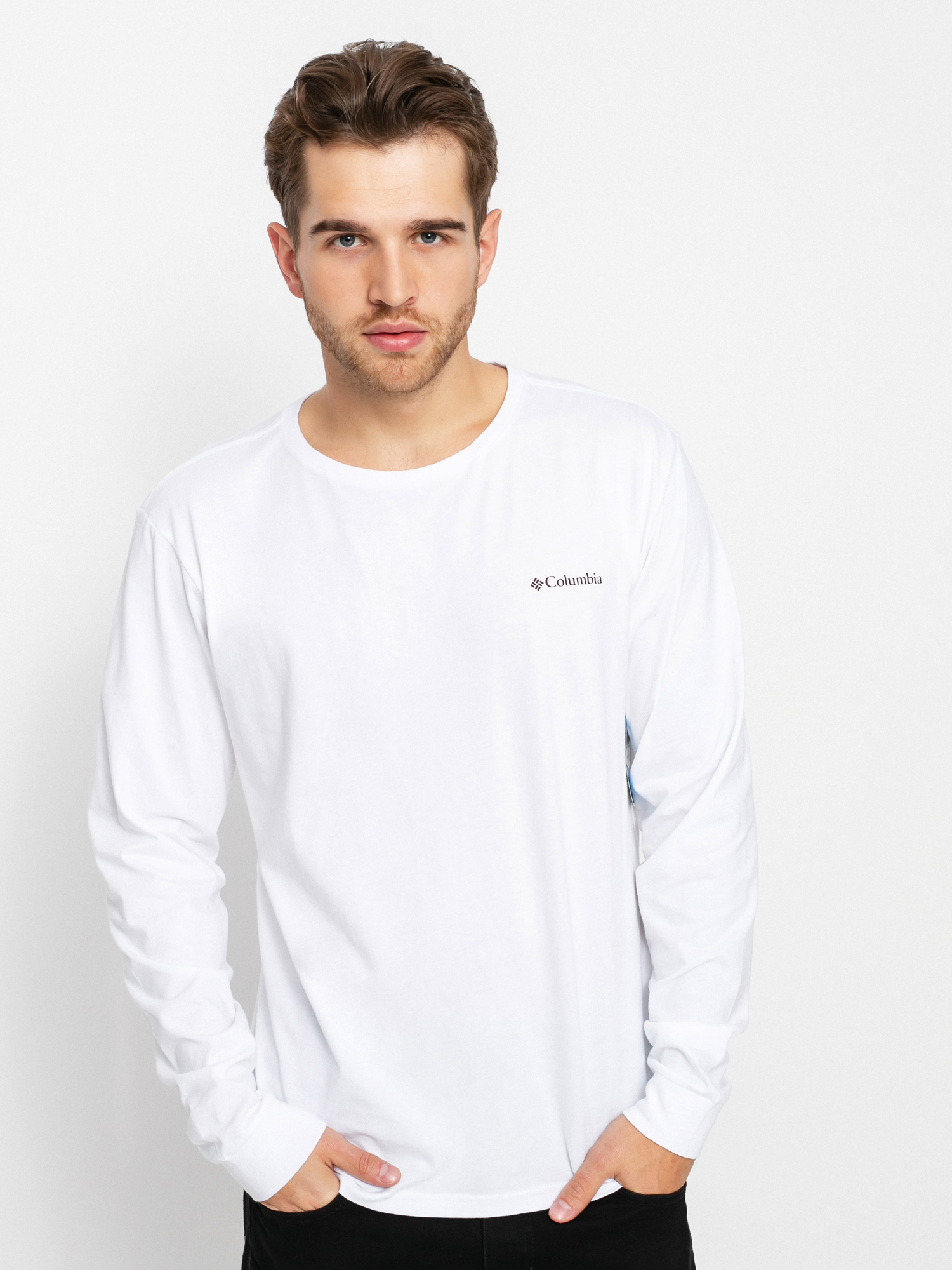 Longsleeve Columbia Pikewood (white/hikers)