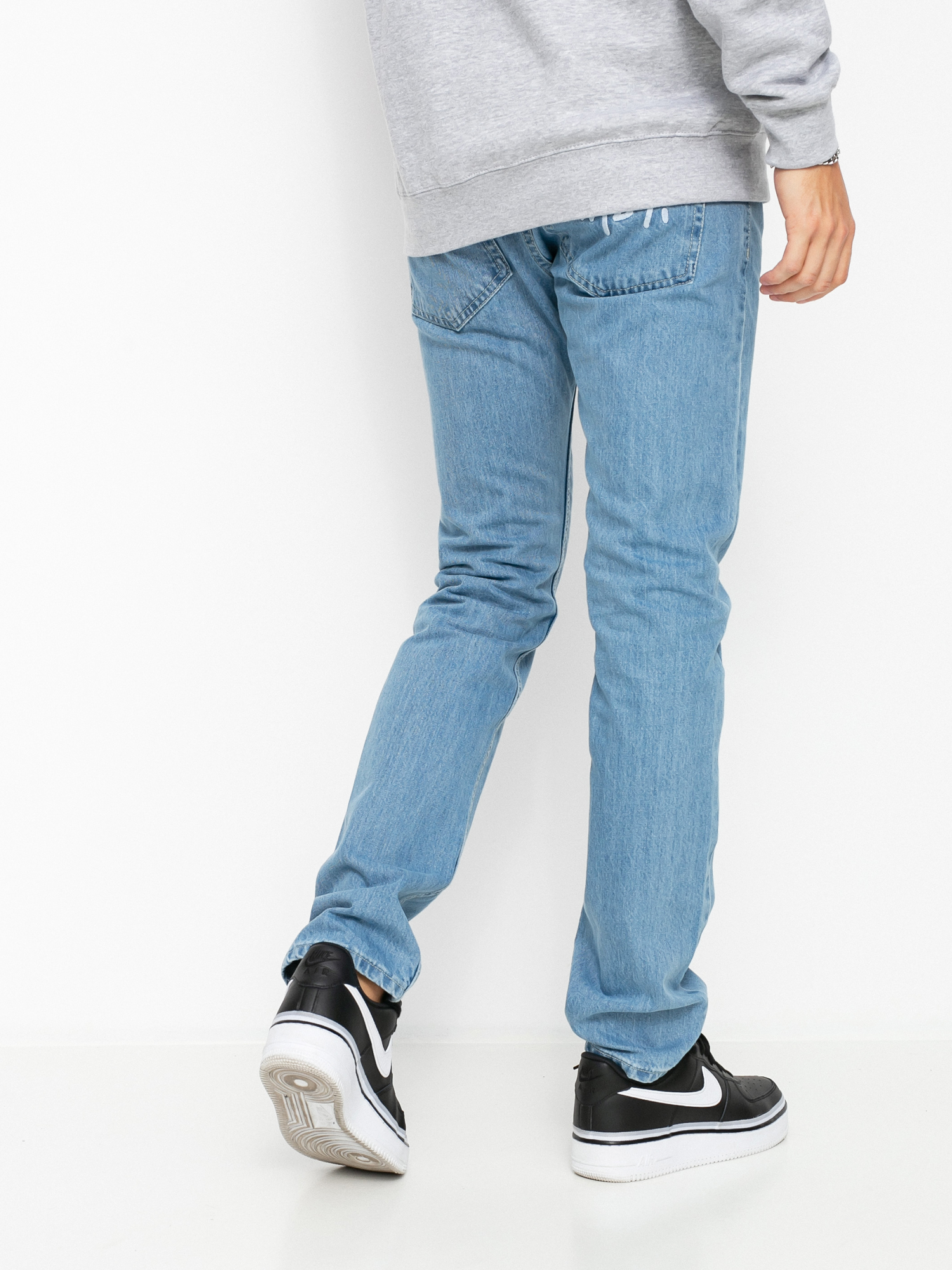 Spodnie MassDnm Signature Jeans Tapered Fit (light blue stone wash)