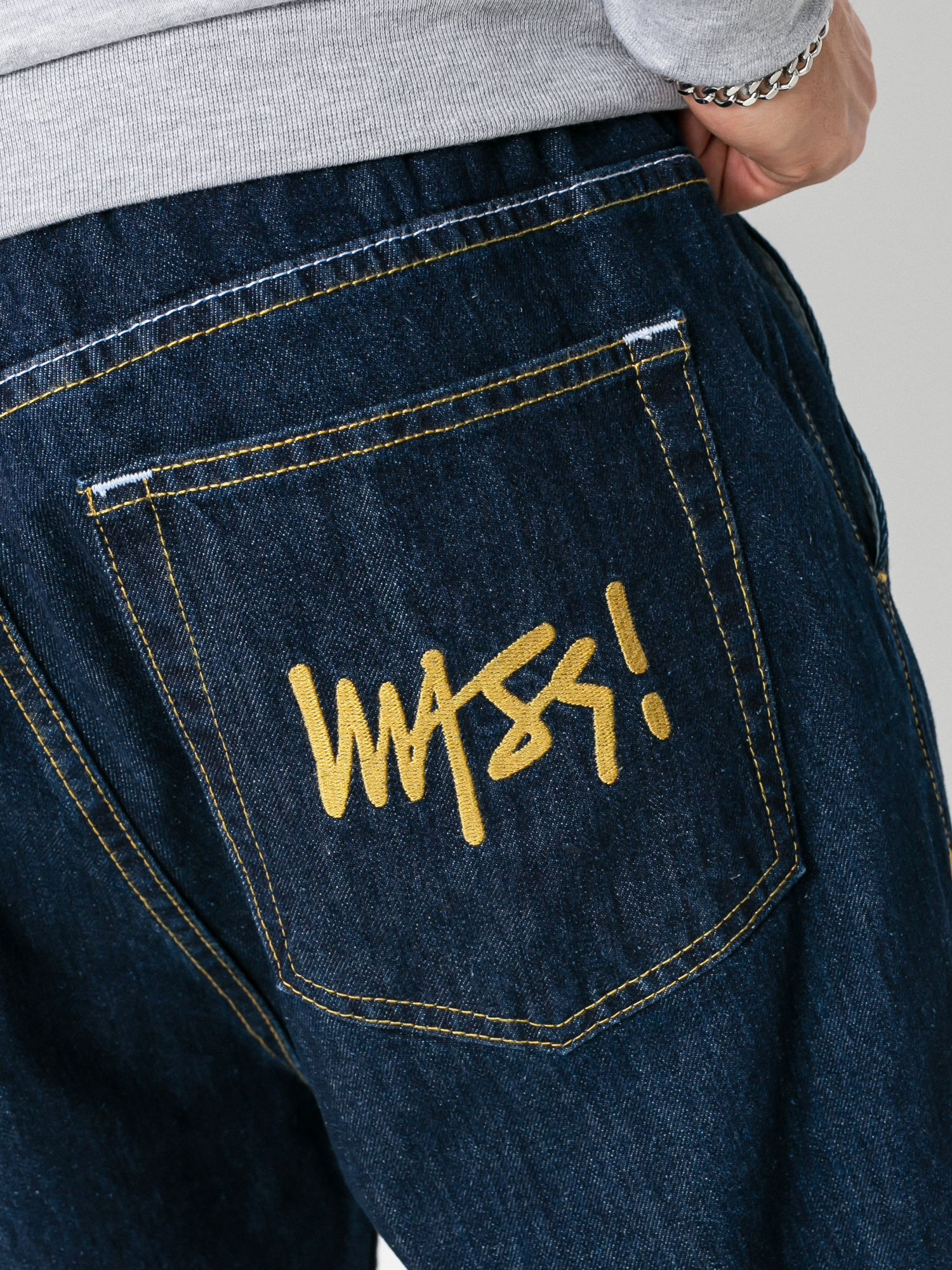 Spodnie MassDnm Signature Jeans Joggers Sneaker Fit (dark blue)