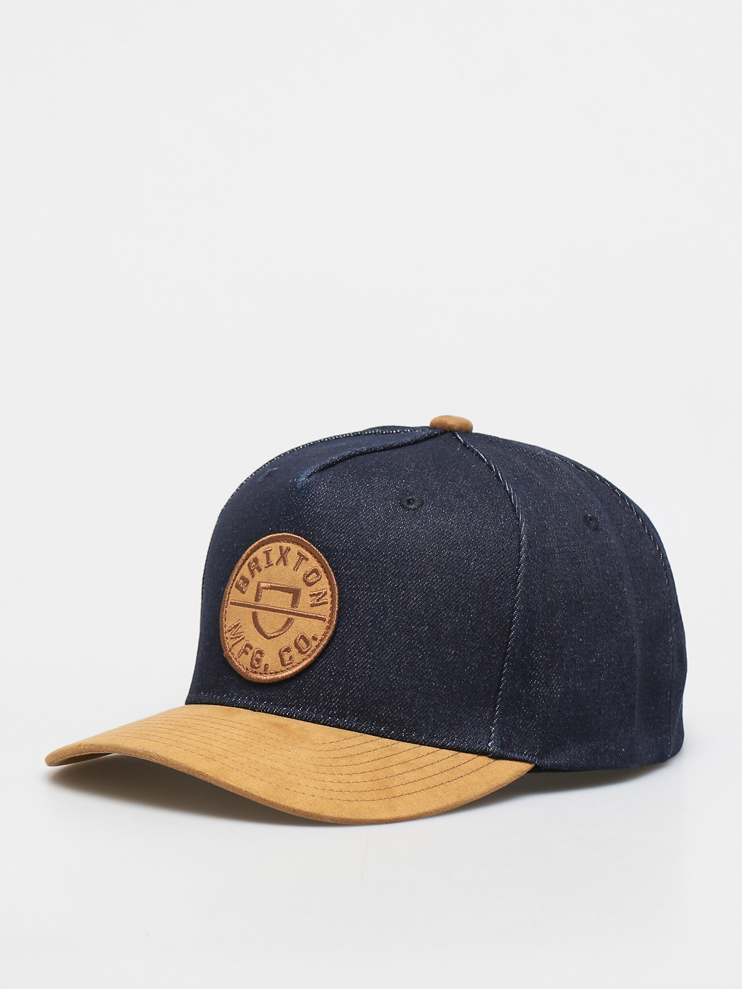 Czapka z daszkiem Brixton Crest C Mp Snapback (denim/caramel suede)
