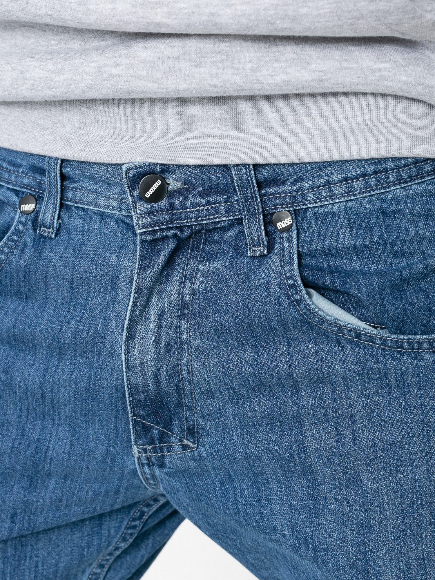 Spodnie MassDnm Base Jogger Jeans Sneaker Fit (blue)