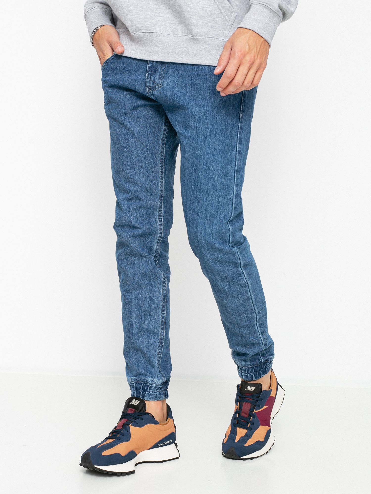 Spodnie MassDnm Base Jogger Jeans Sneaker Fit (blue)