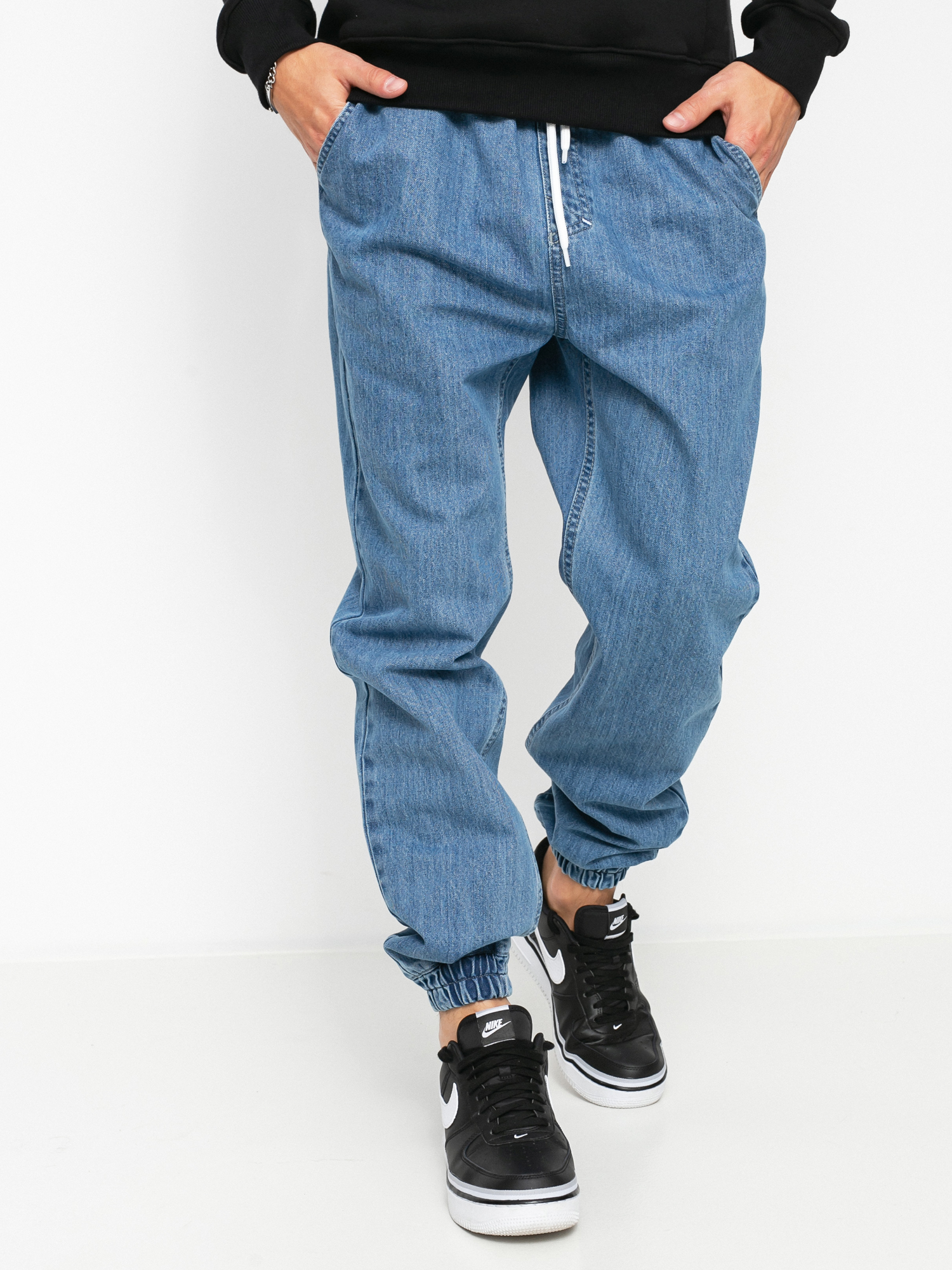 Spodnie MassDnm Signature Joggers Jeans (blue)