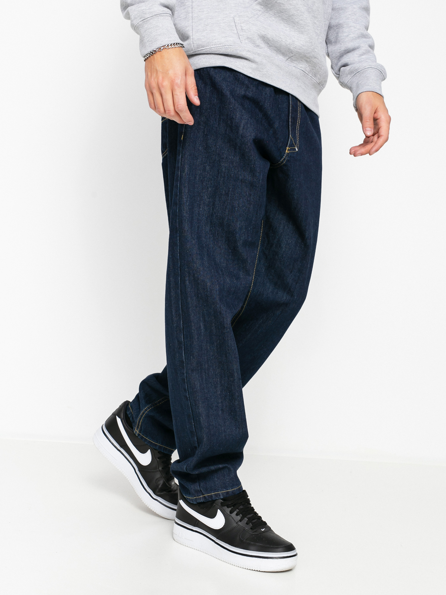 Spodnie MassDnm Slang Jeans Baggi Fit (Dark Blue)