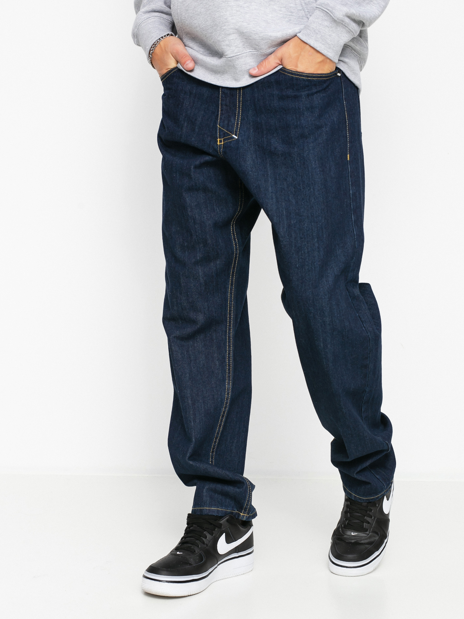 Spodnie MassDnm Slang Jeans Baggi Fit (Dark Blue)