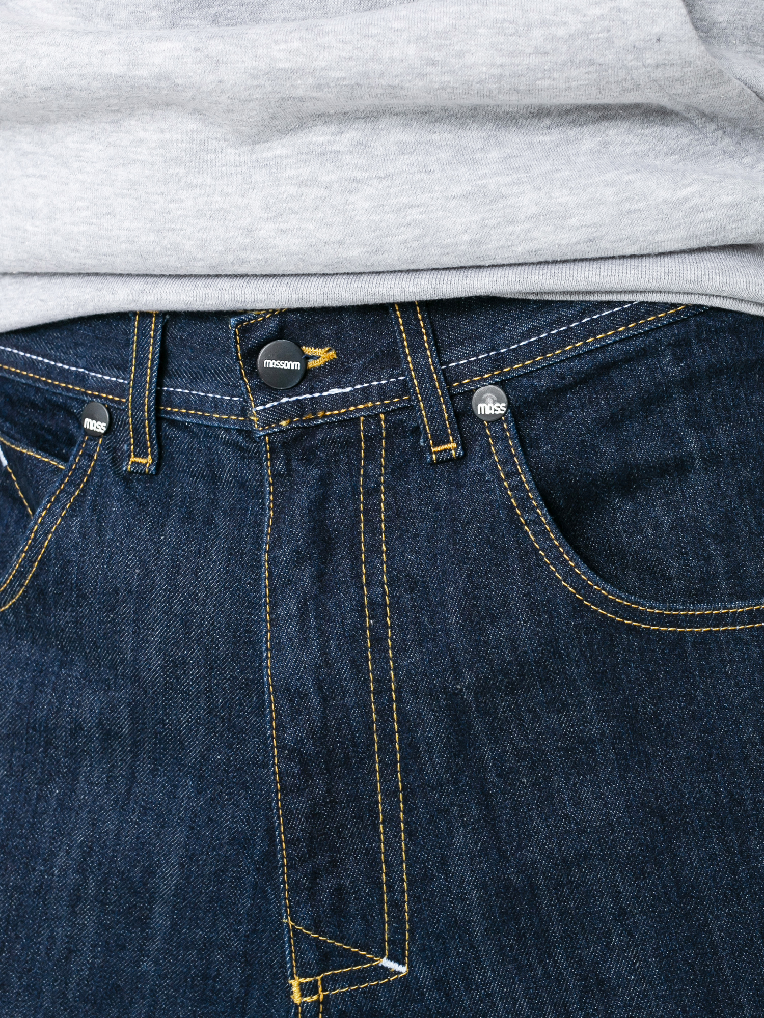 Spodnie MassDnm Slang Jeans Baggi Fit (Dark Blue)