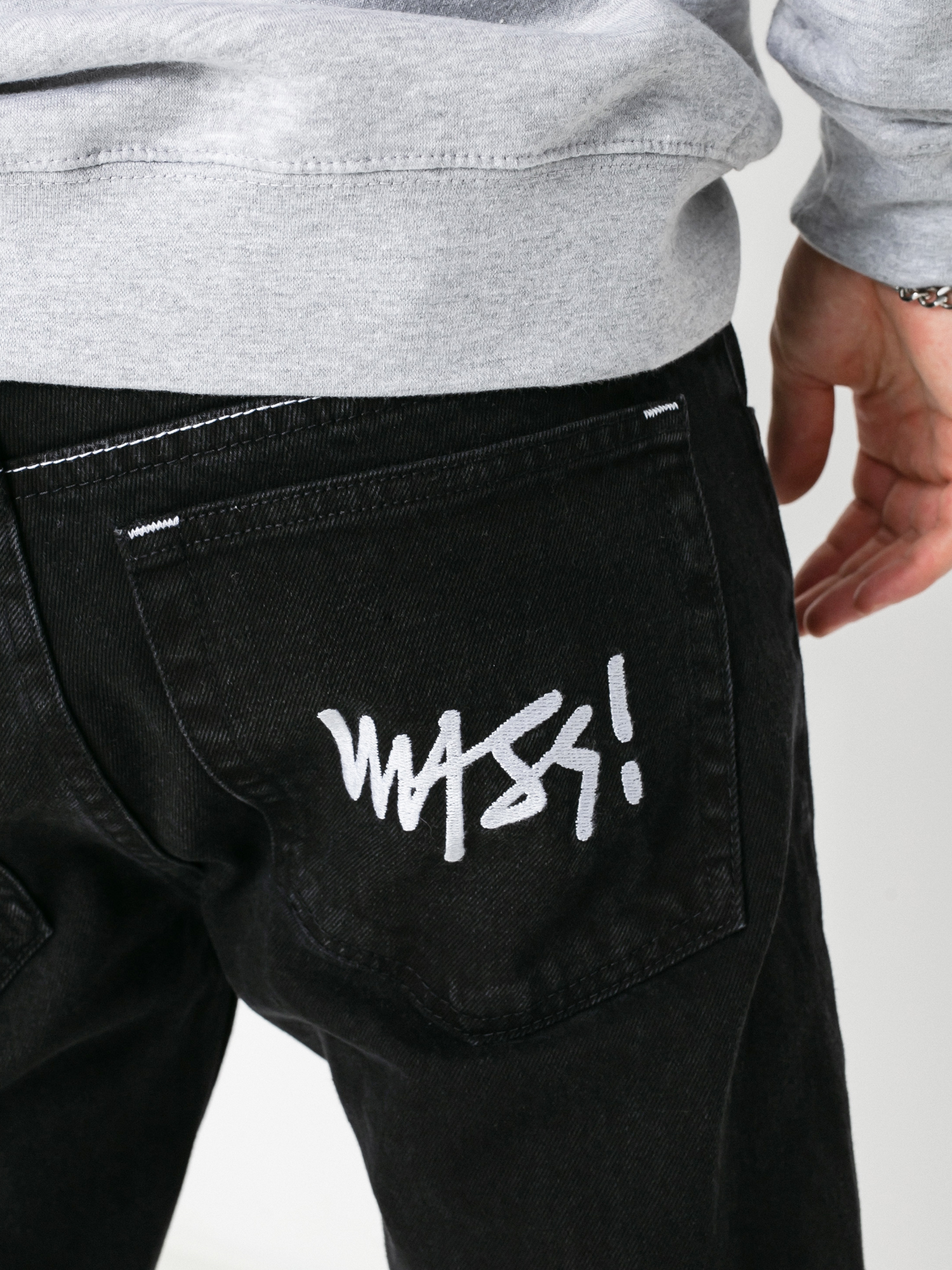 Spodnie MassDnm Signature (black rinse)