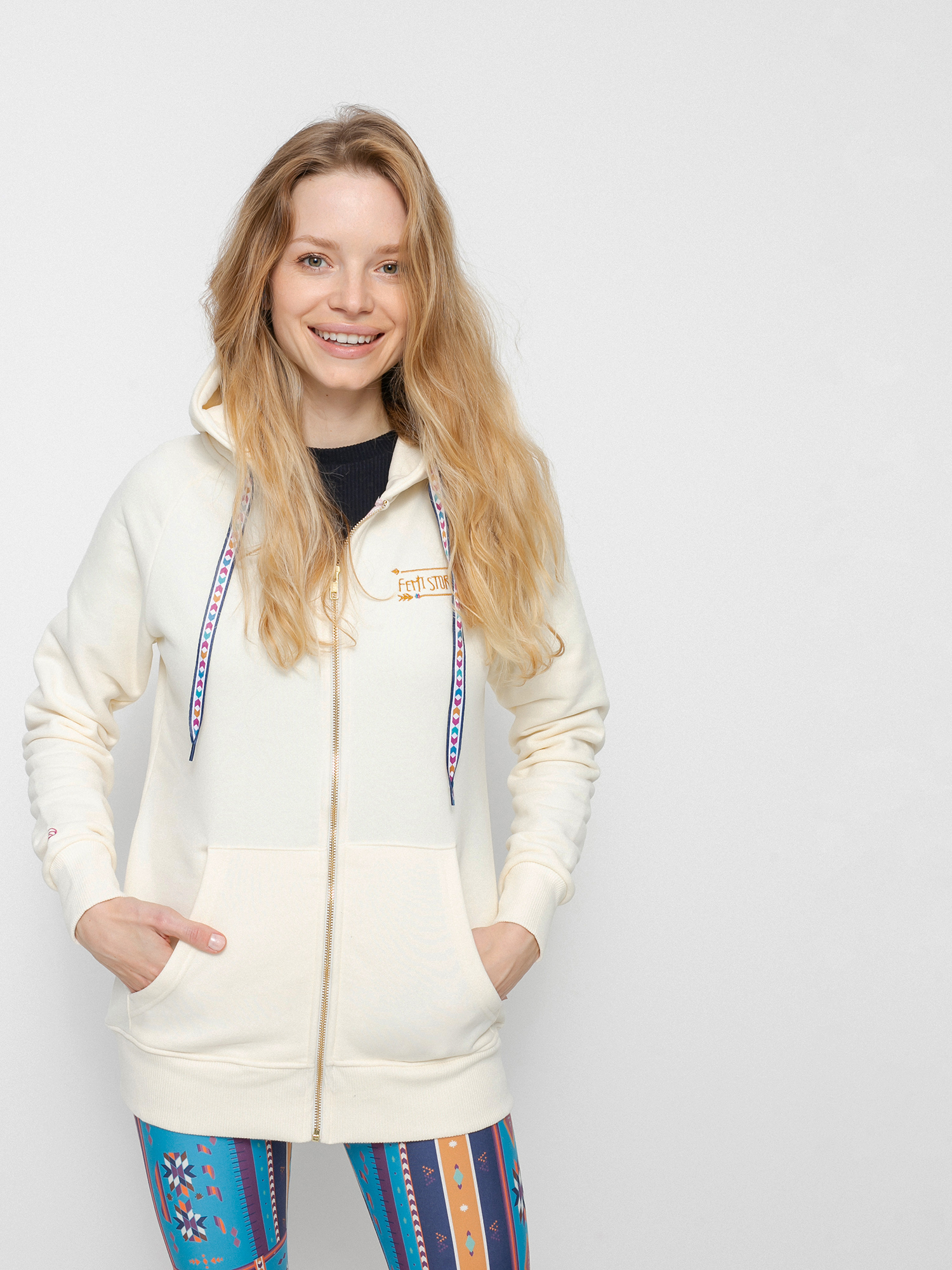 Bluza z kapturem Femi Stories Andel ZHD Wmn (ecr)