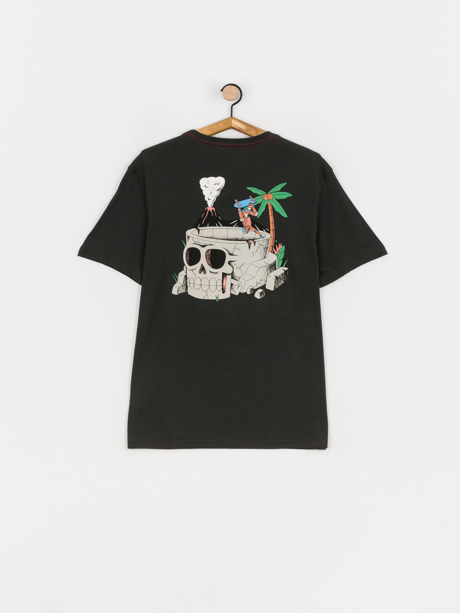T-shirt RVCA Skull Bowl (pirate black)