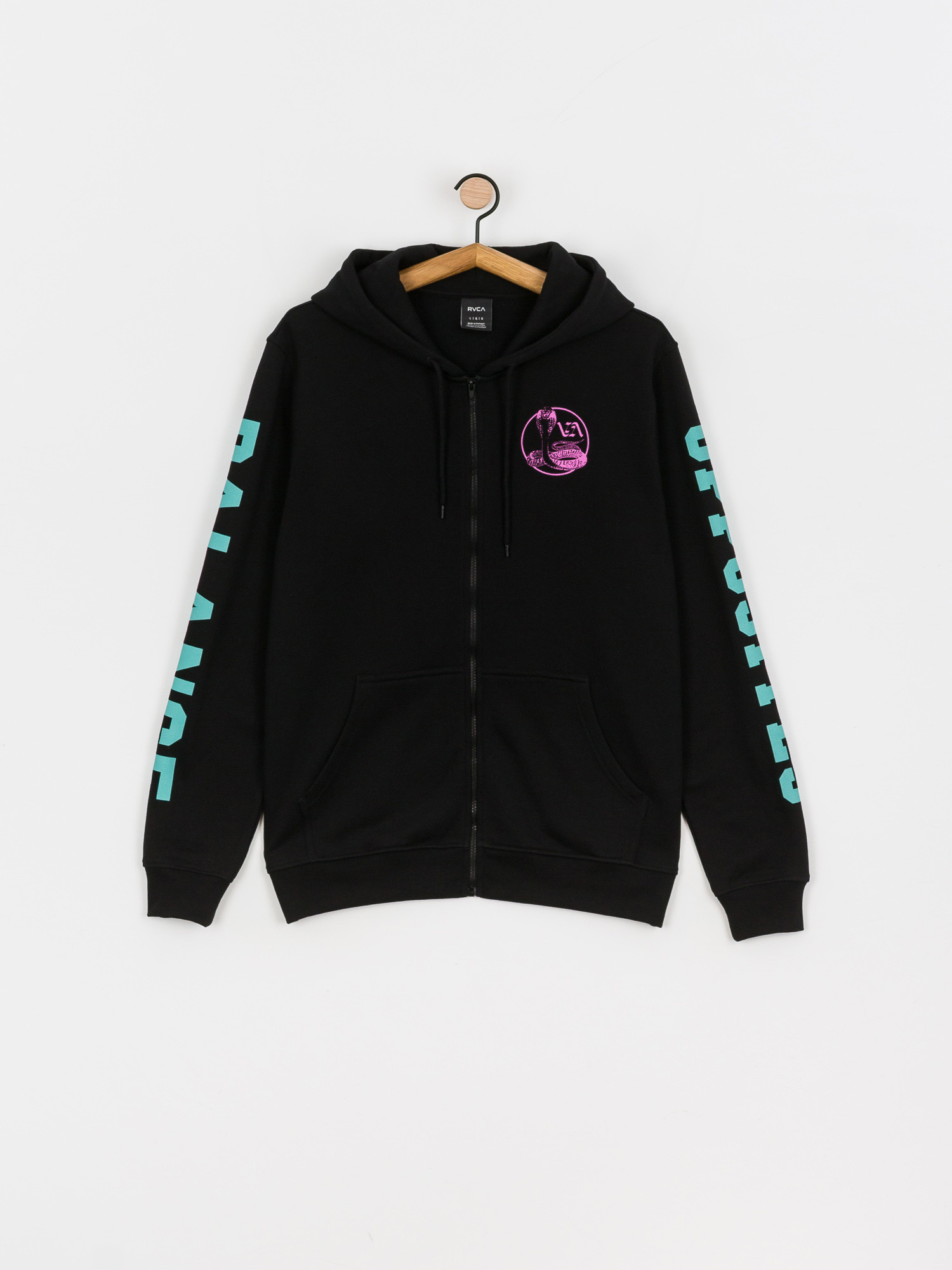 Bluza z kapturem RVCA Cobra University HD (black)