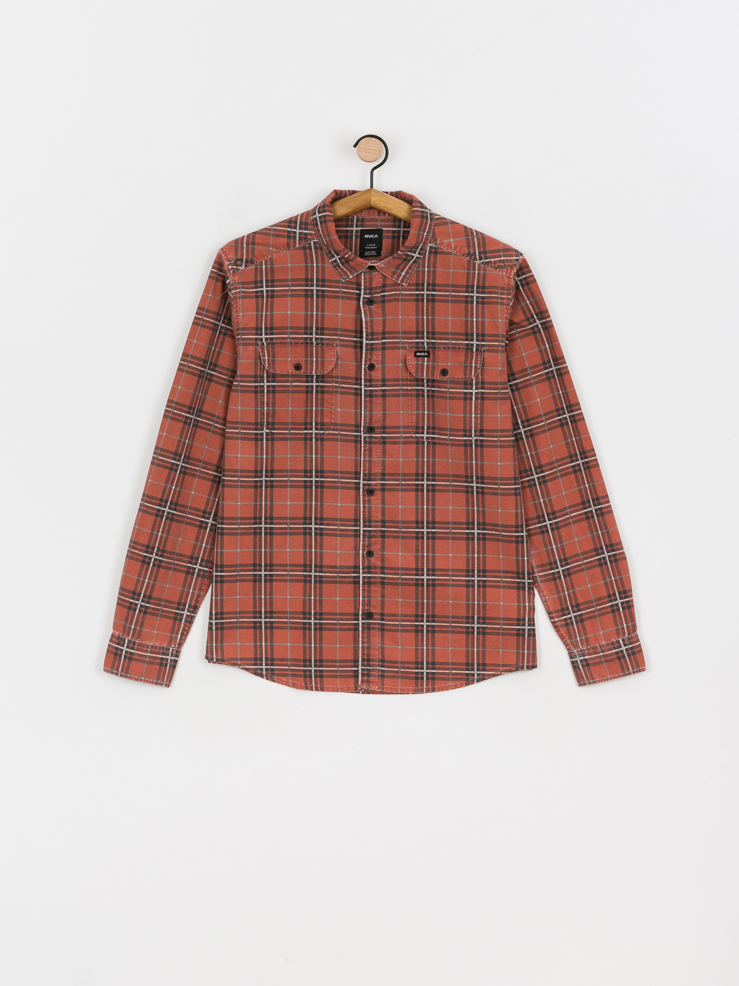 Koszula RVCA Panhandle Ls (brick red)