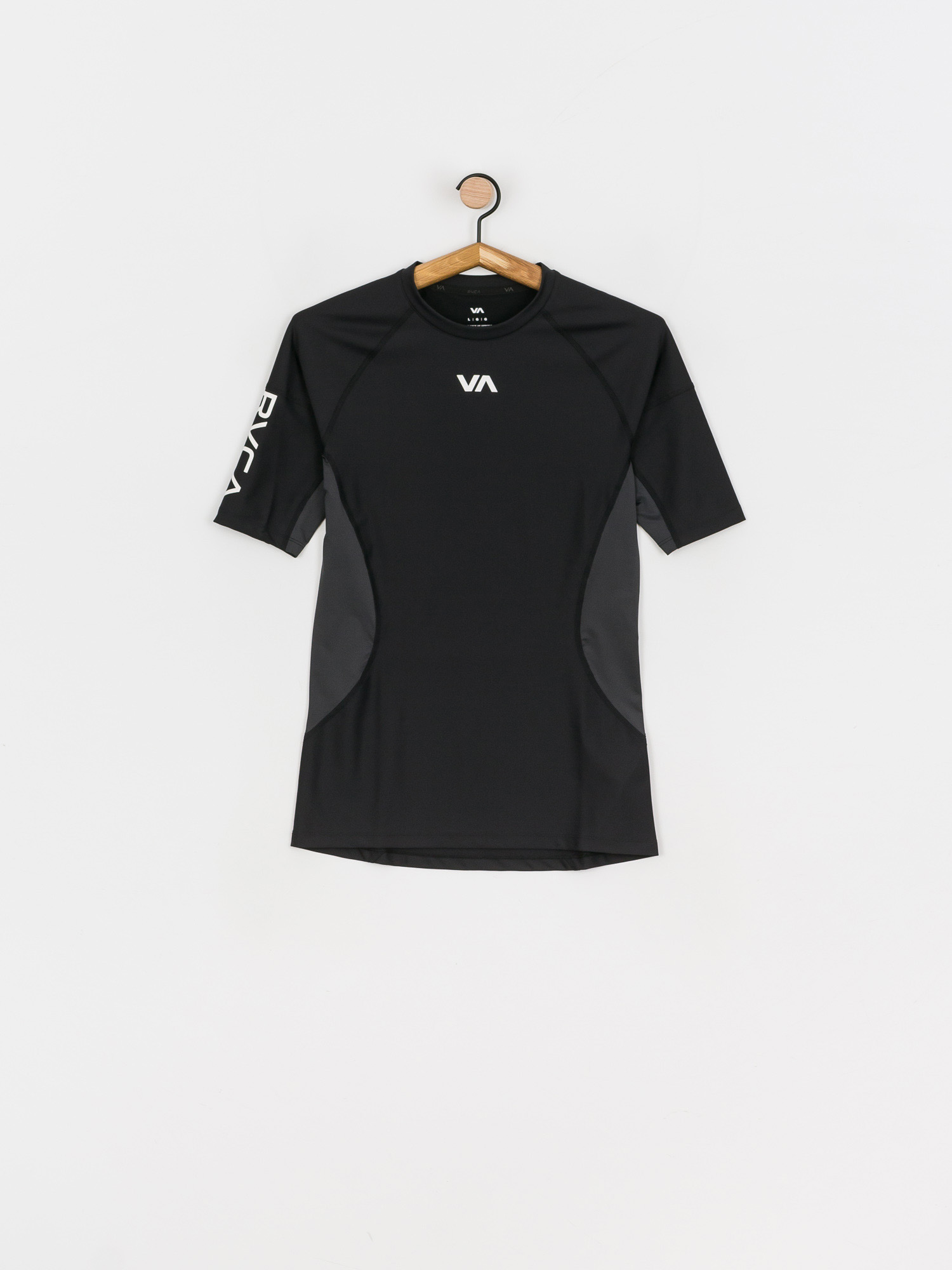 T-shirt RVCA Compression Lycra (black)