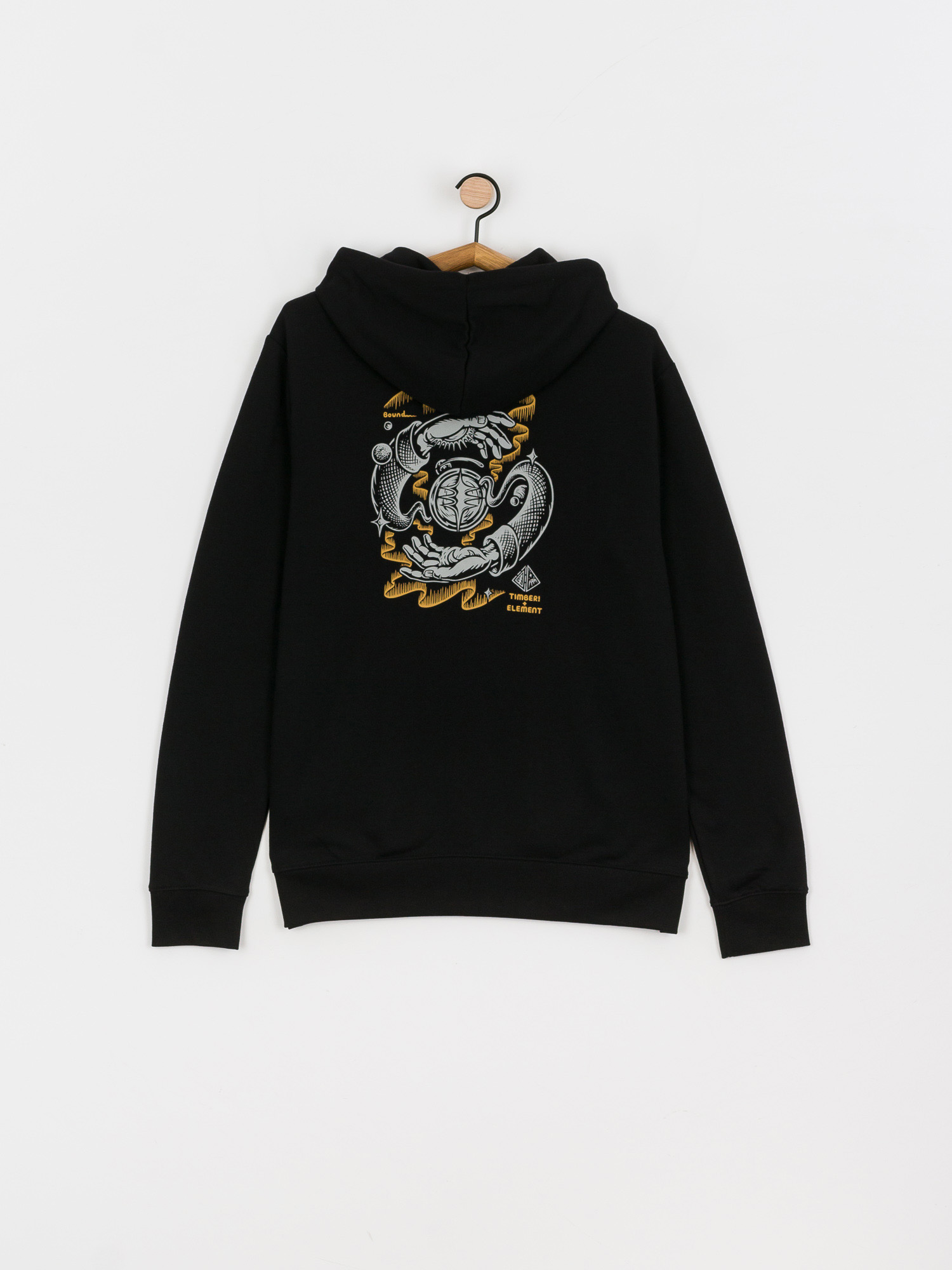 Bluza z kapturem Element Rotation HD (flint black)