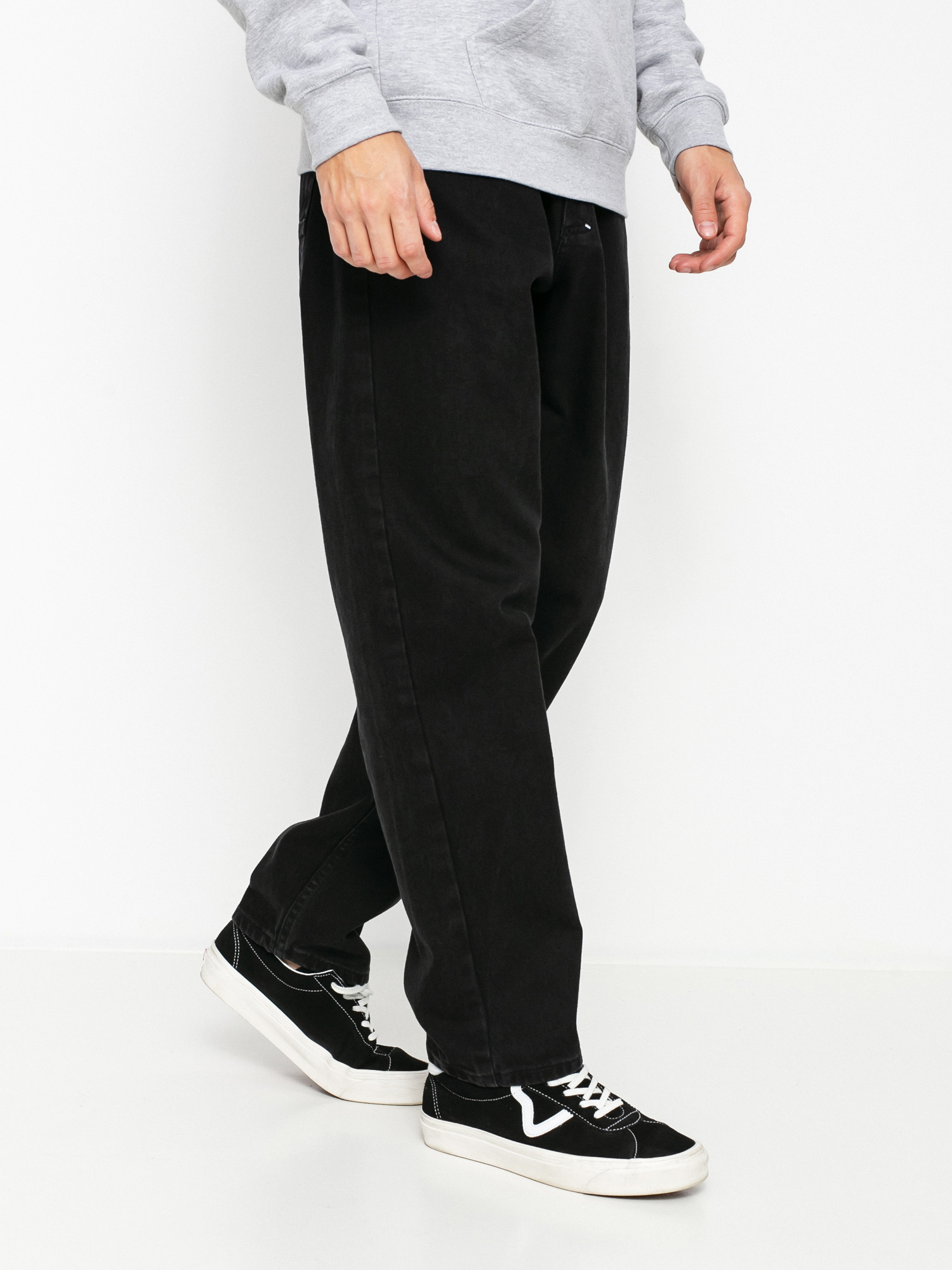 Spodnie MassDnm Slang Jeans Baggi Fit (black stone wash)
