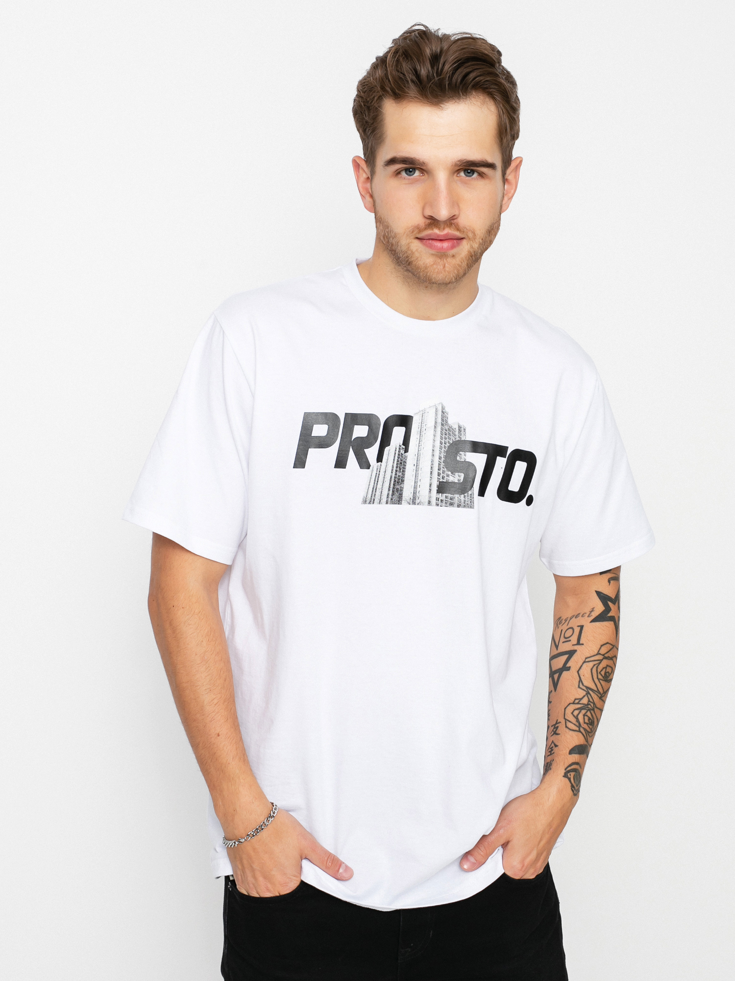 T-shirt Prosto Gotham (white)
