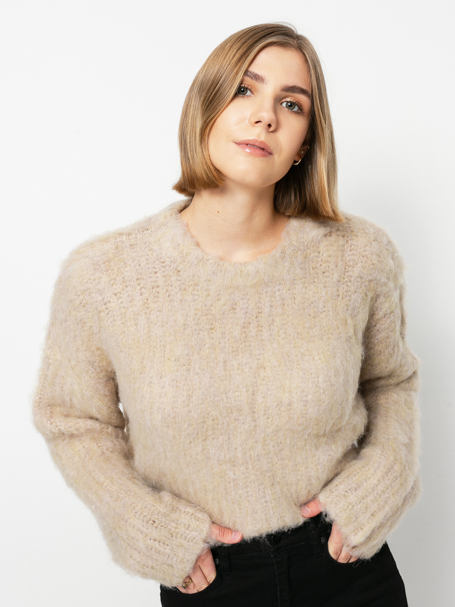 Sweter OBEY Robyn Wmn (tan)
