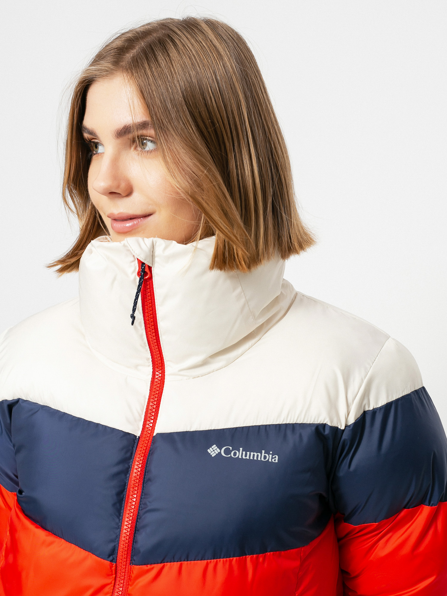 Kurtka Columbia Puffect Wmn (bold orange/nocturnal)