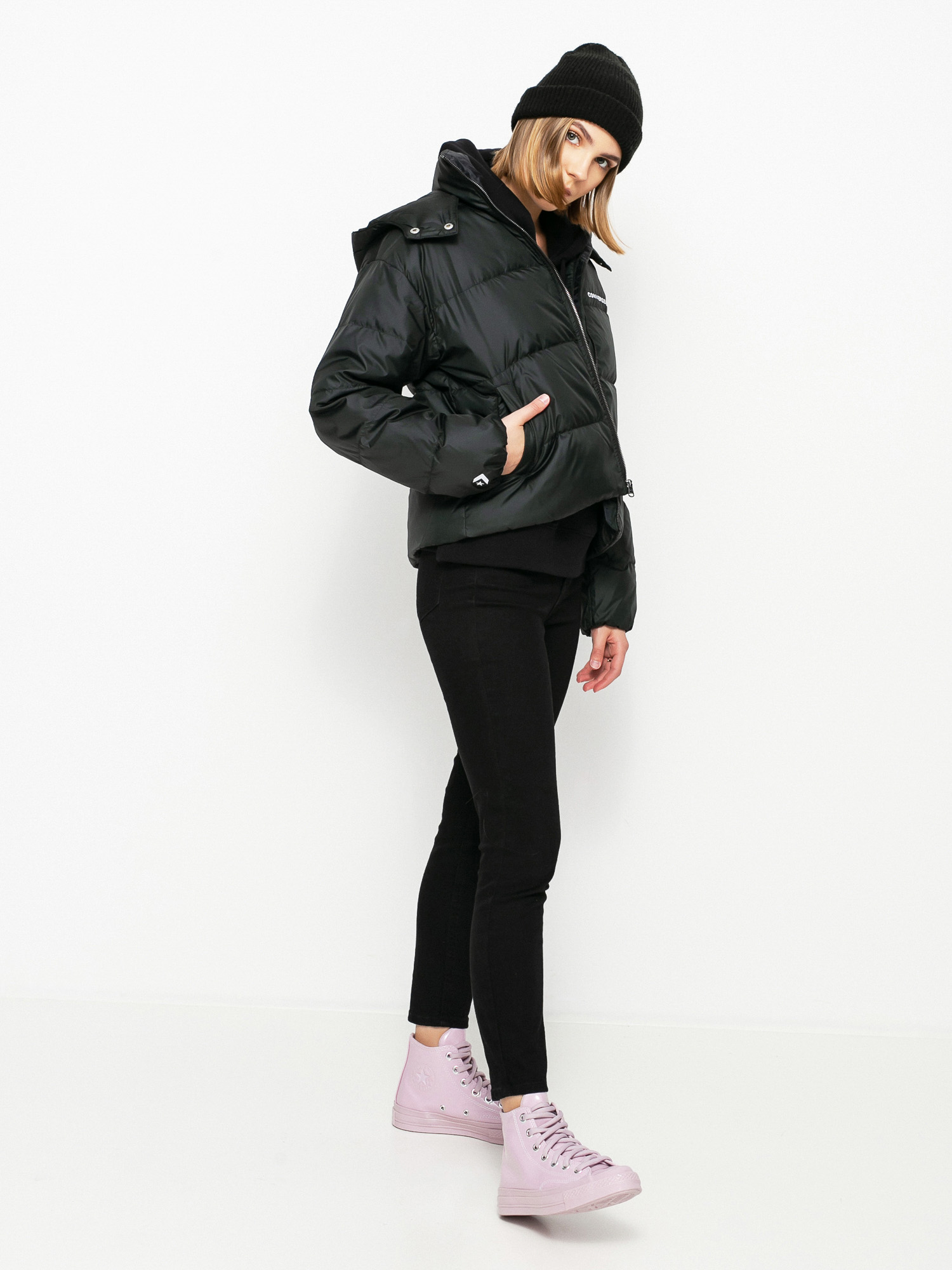 Kurtka Converse Short Down Wmn (black)