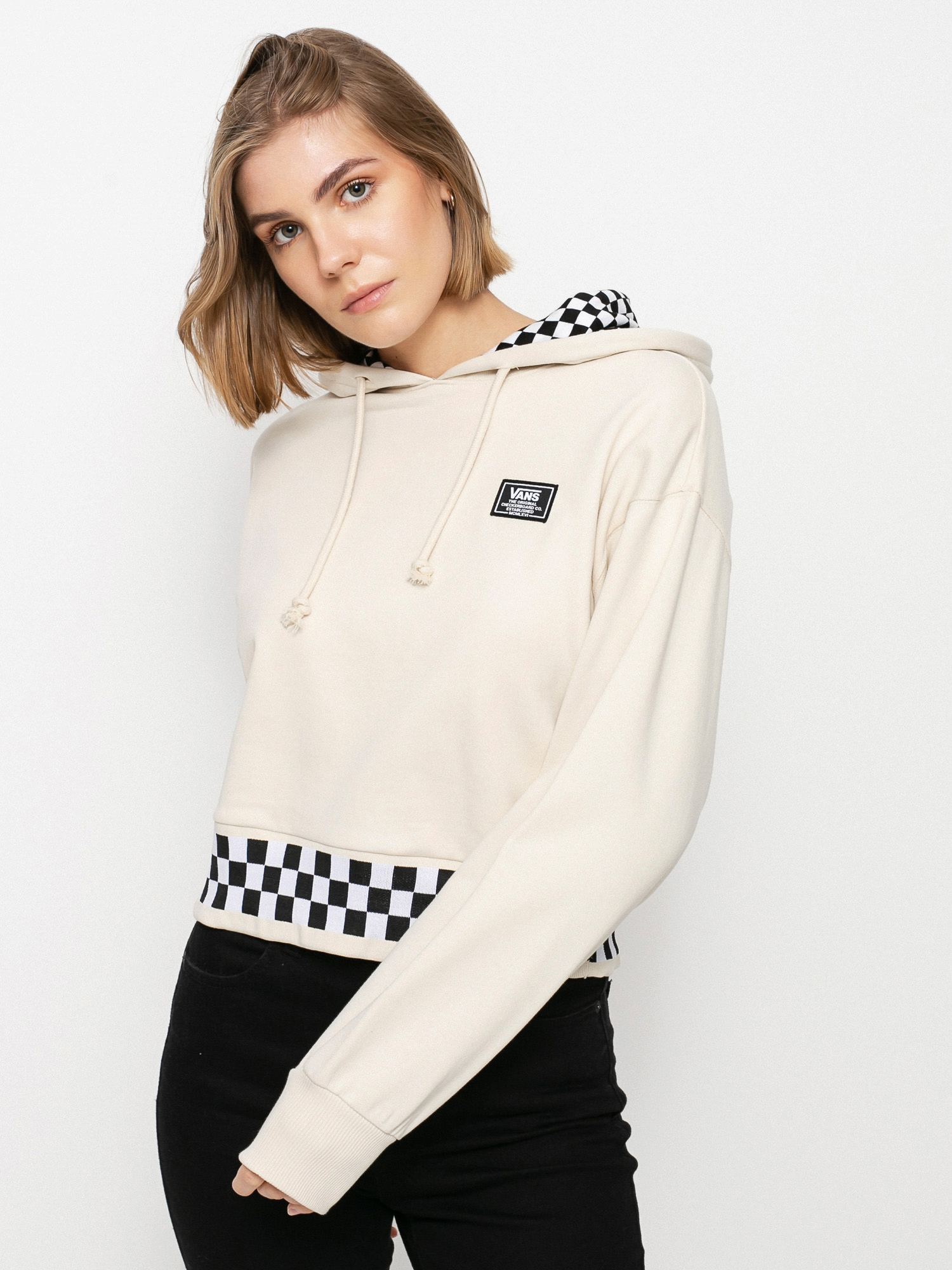 Bluza z kapturem Vans Boom Boom 66 HD Wmn (sandshell)