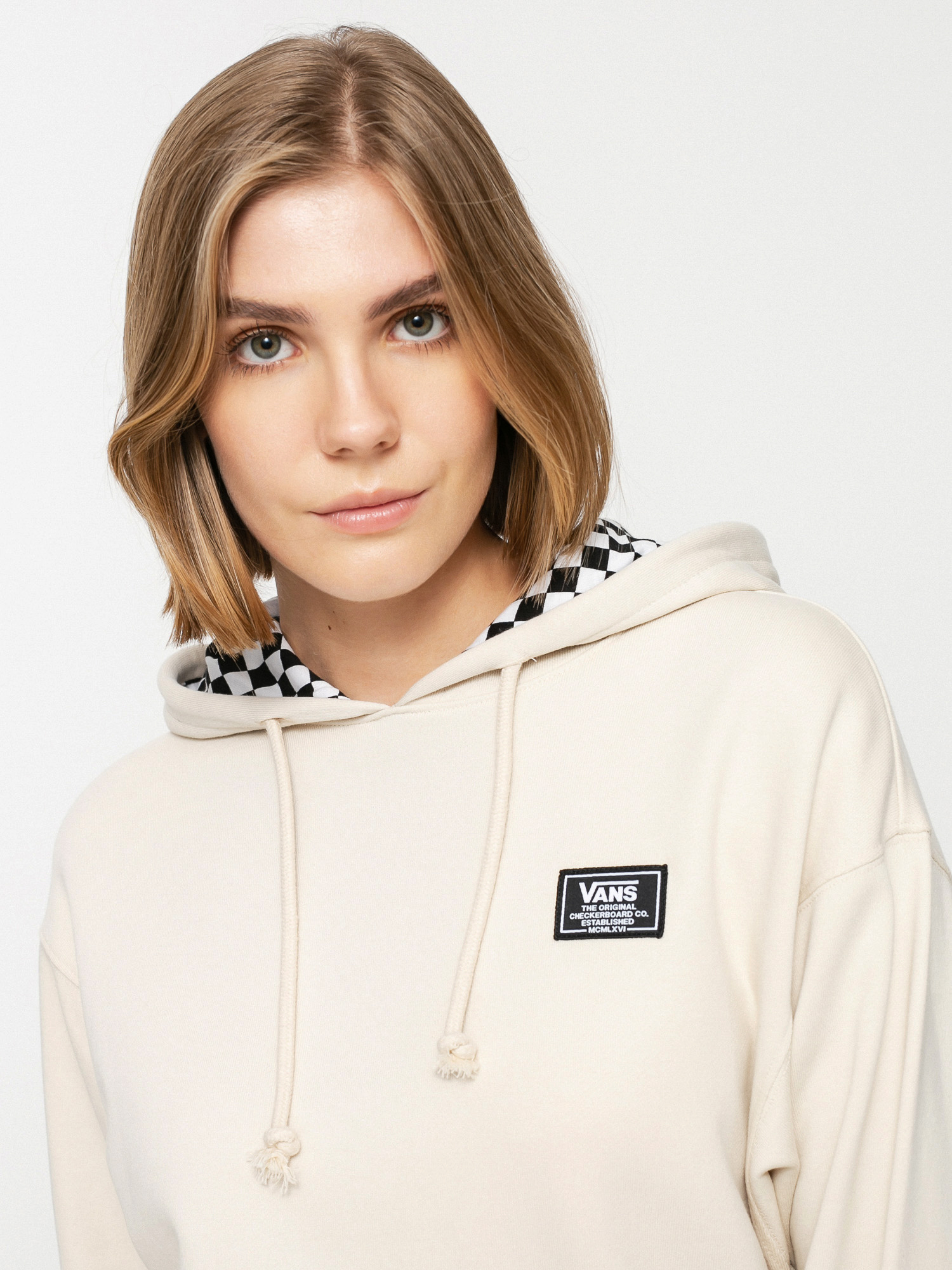 Bluza z kapturem Vans Boom Boom 66 HD Wmn (sandshell)