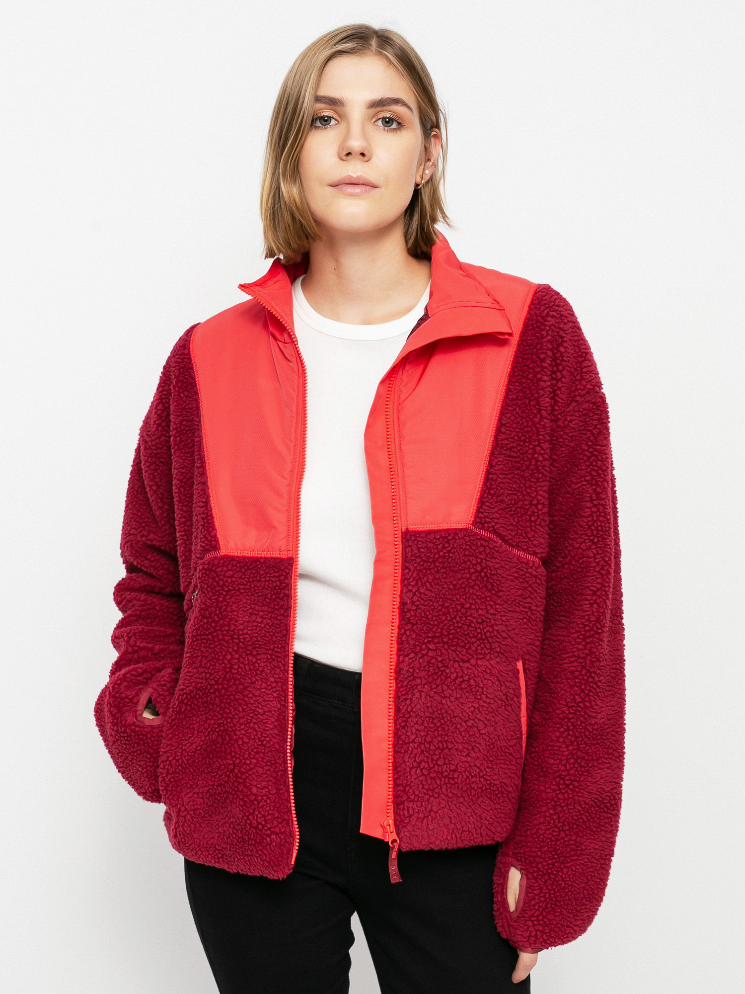 Damski Polar Roxy Unforgettable Landscapes (tibetan red)