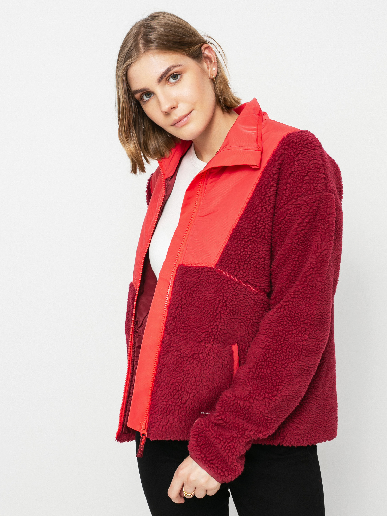 Damski Polar Roxy Unforgettable Landscapes (tibetan red)