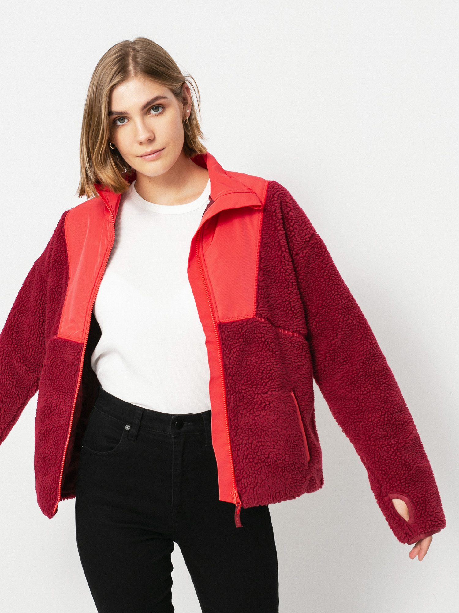 Damski Polar Roxy Unforgettable Landscapes (tibetan red)