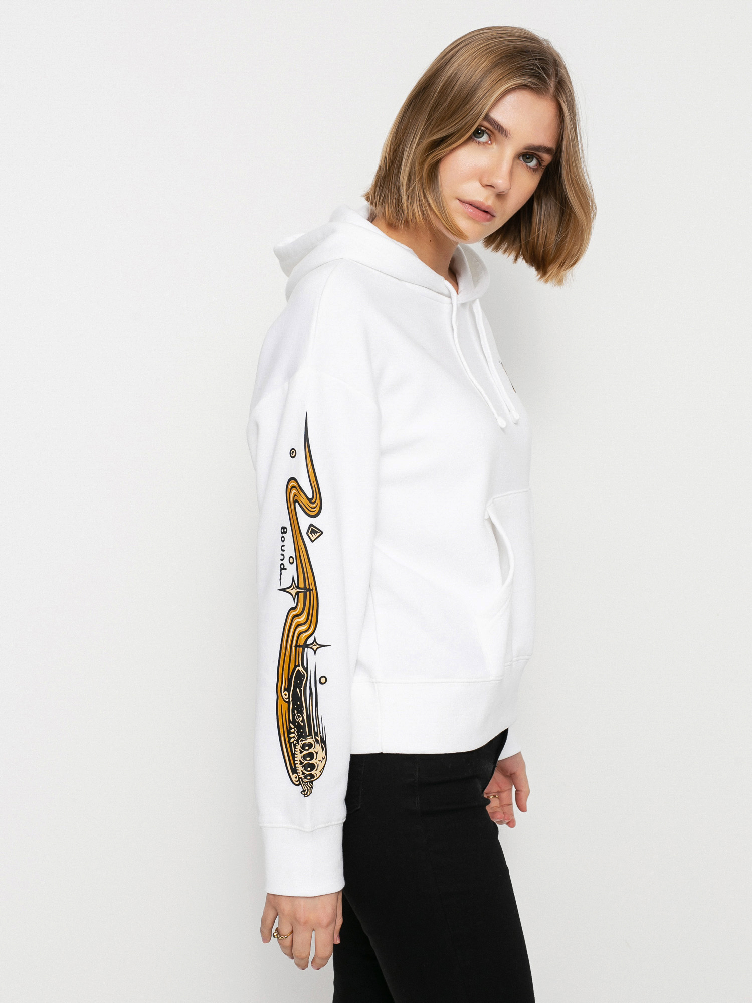 Bluza z kapturem Element Transender W HD Wmn (optic white)