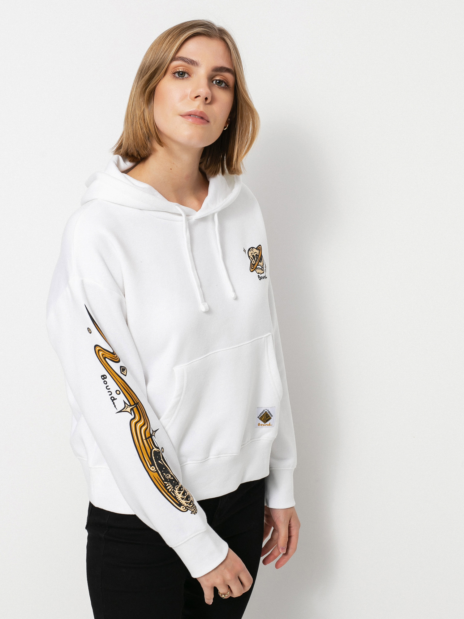 Bluza z kapturem Element Transender W HD Wmn (optic white)