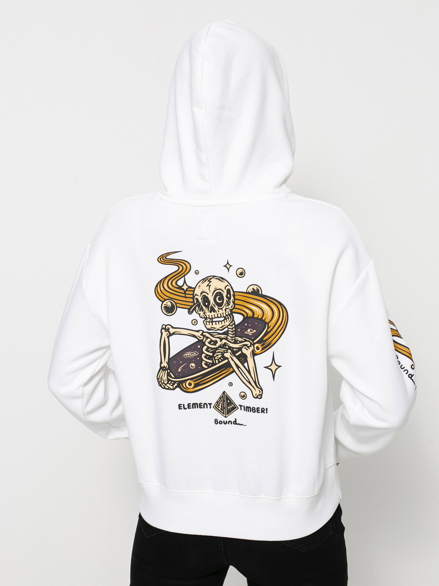 Bluza z kapturem Element Transender W HD Wmn (optic white)