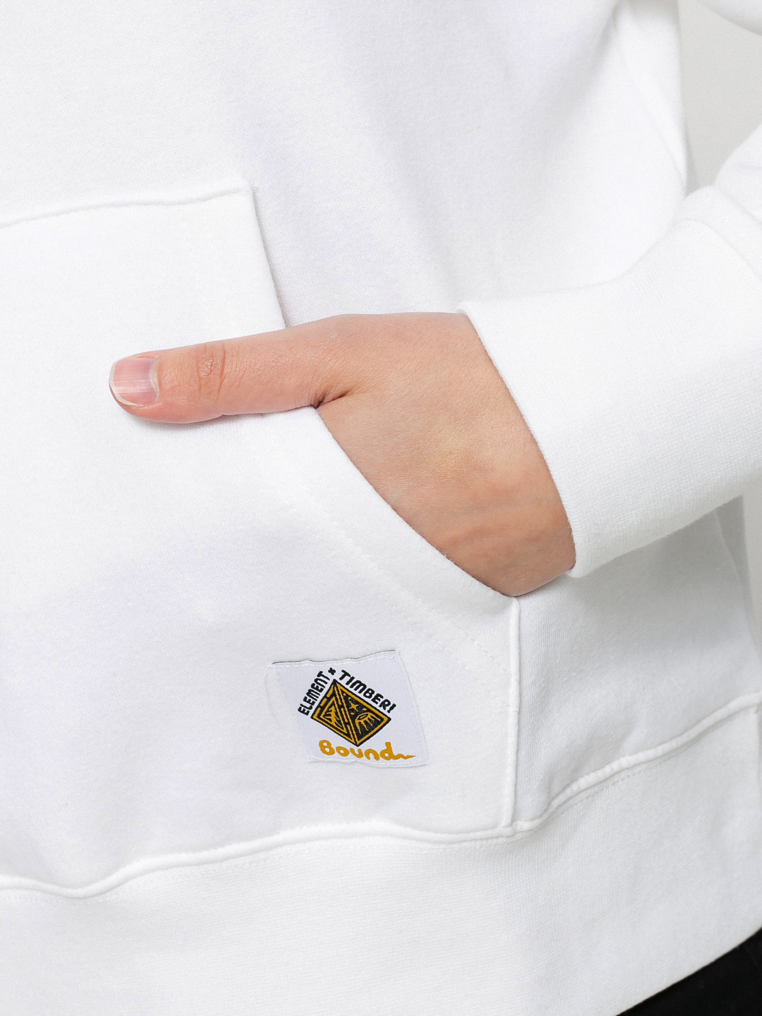 Bluza z kapturem Element Transender W HD Wmn (optic white)