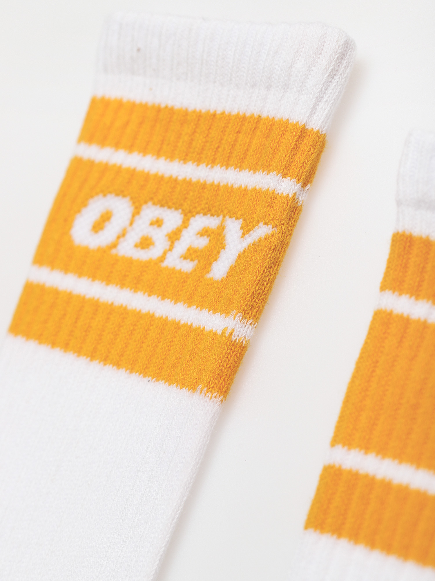 Skarpetki OBEY Cooper II (white/saffron)