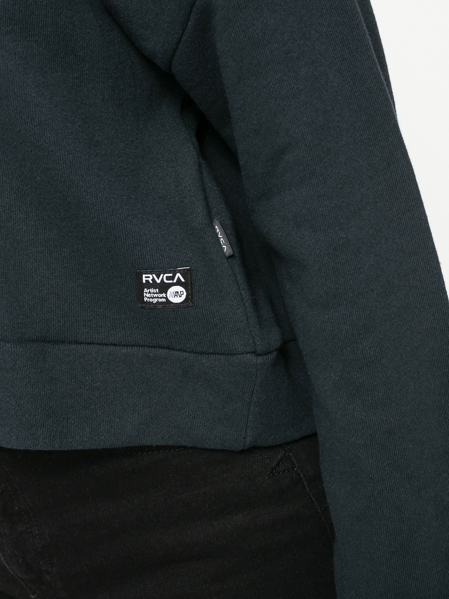 Bluza z kapturem RVCA Leines Tigerface HD Wmn (true black)