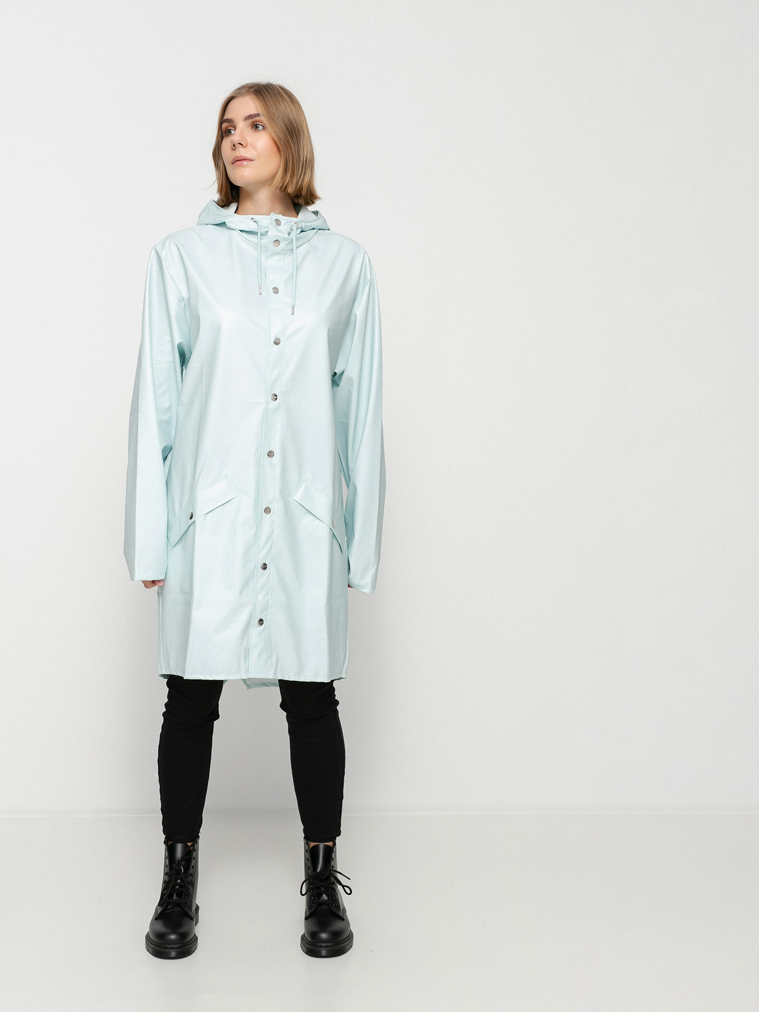 Kurtka Rains Long Jacket (ice)