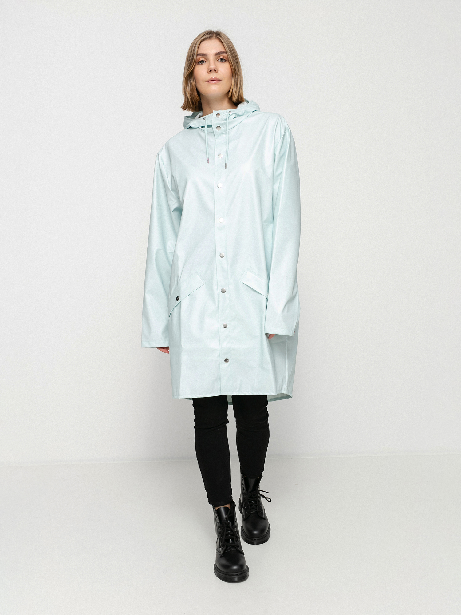 Kurtka Rains Long Jacket (ice)