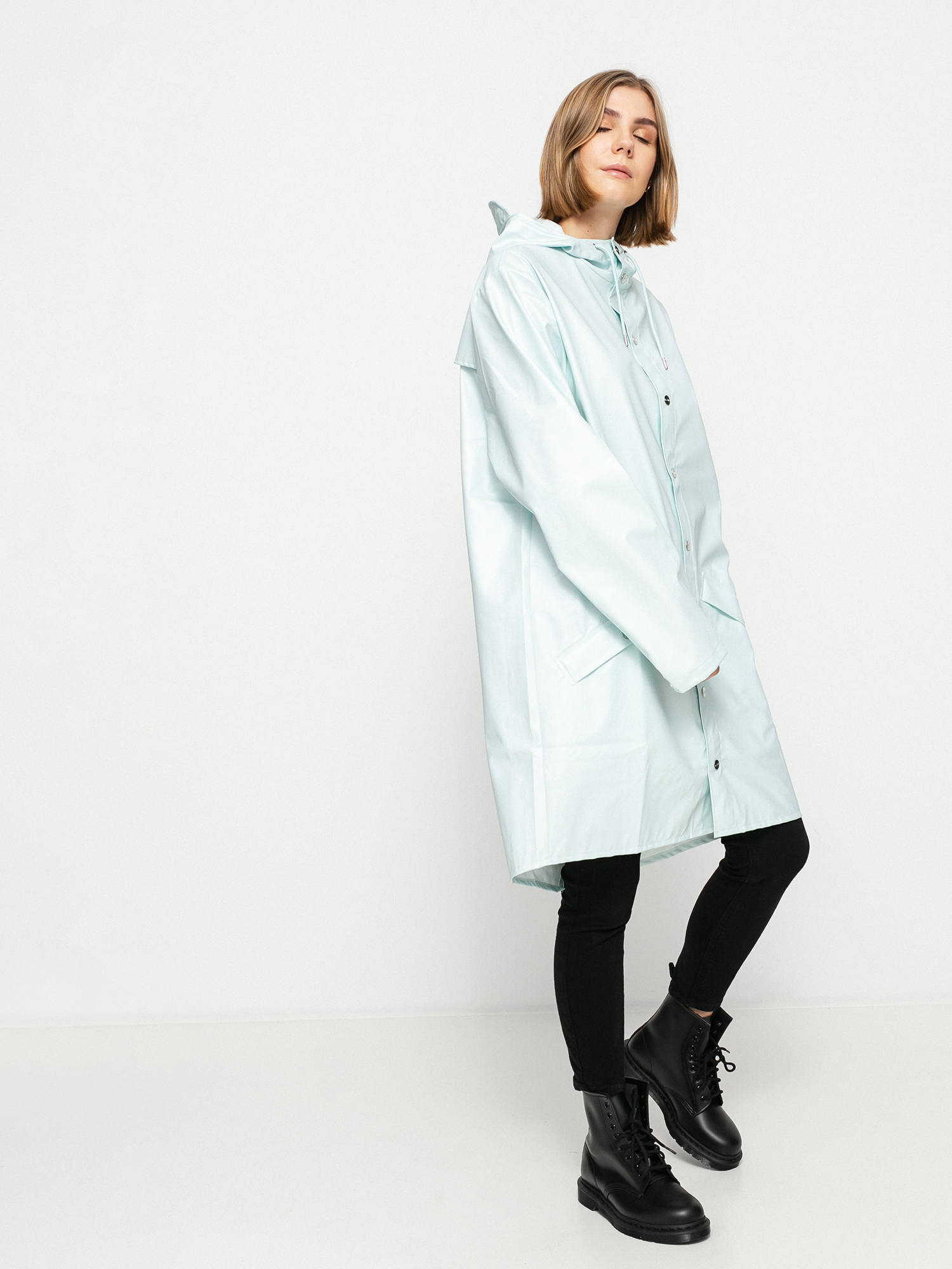 Kurtka Rains Long Jacket (ice)