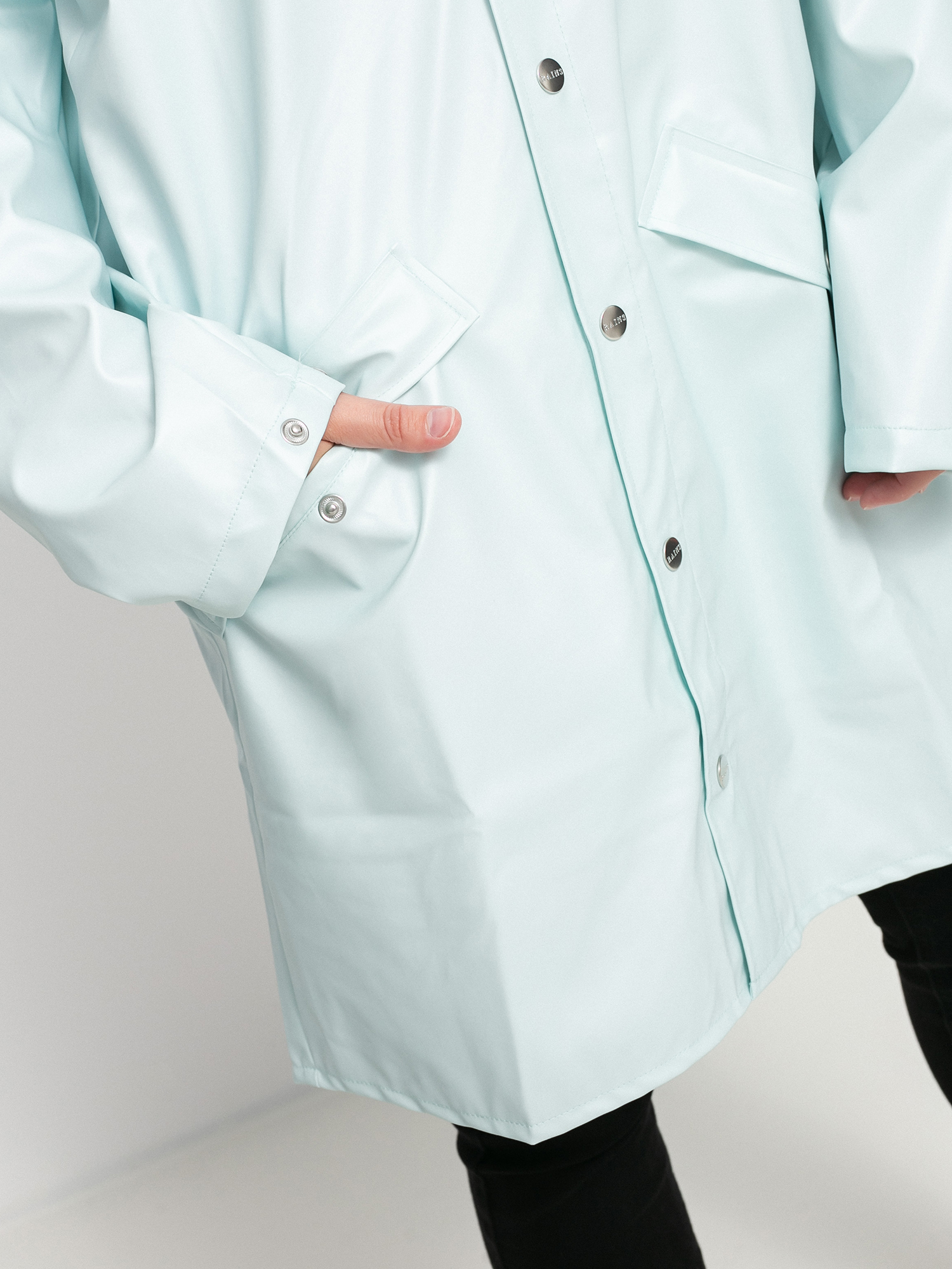 Kurtka Rains Long Jacket (ice)