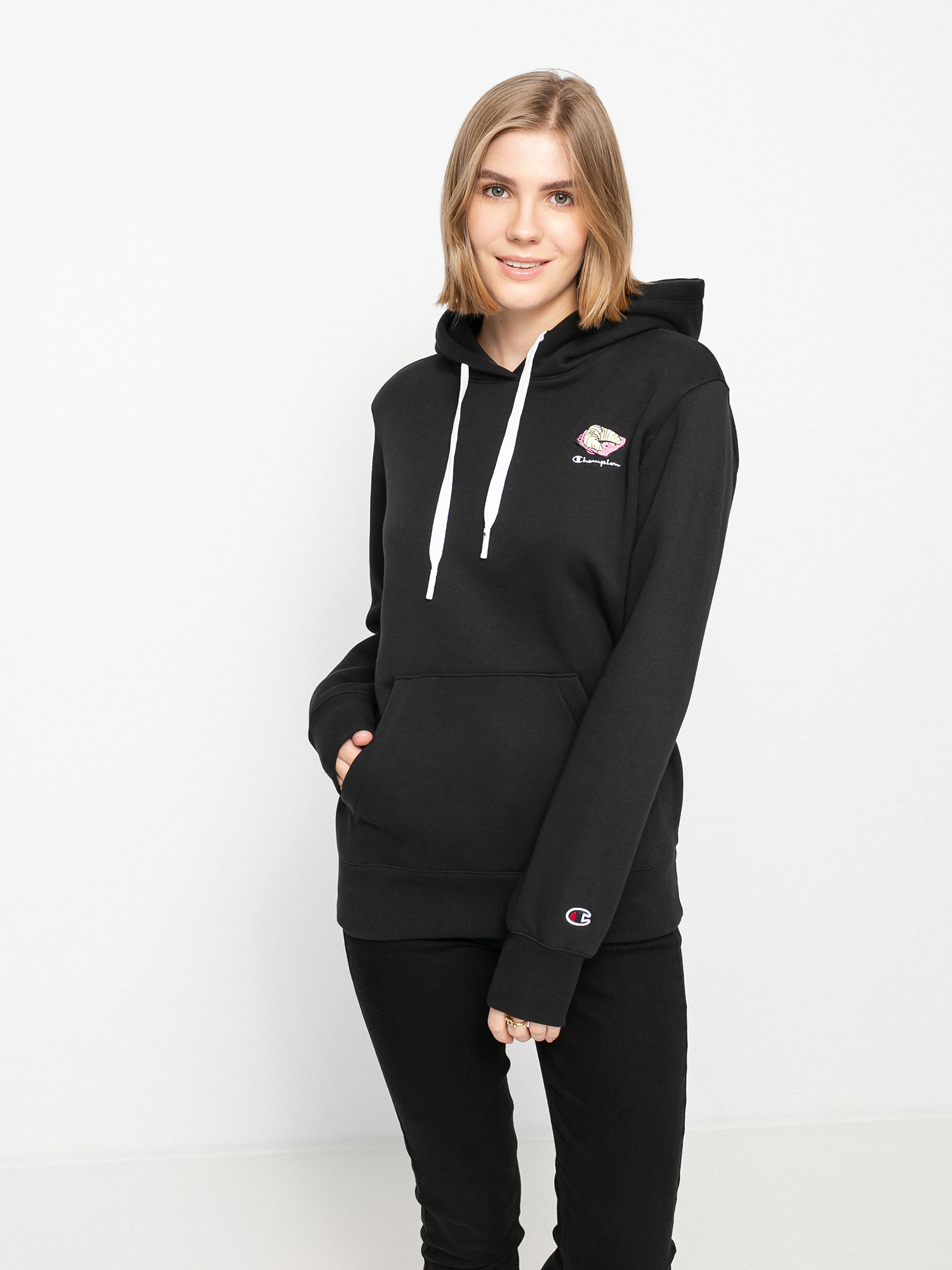 Bluza z kapturem Champion Sweatshirt HD 114694 Wmn (nbk)