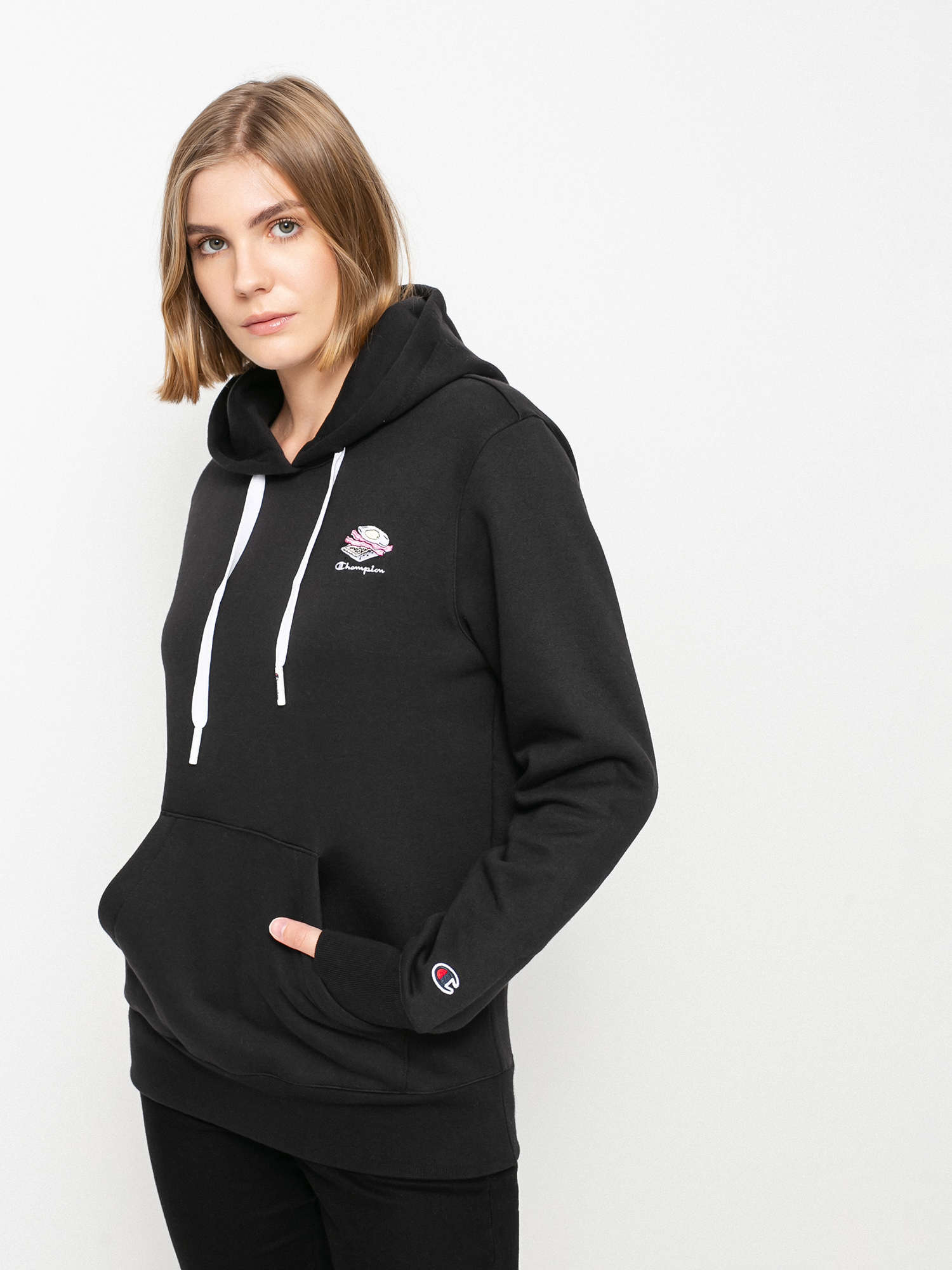 Bluza z kapturem Champion Sweatshirt HD 114694 Wmn (nbk)