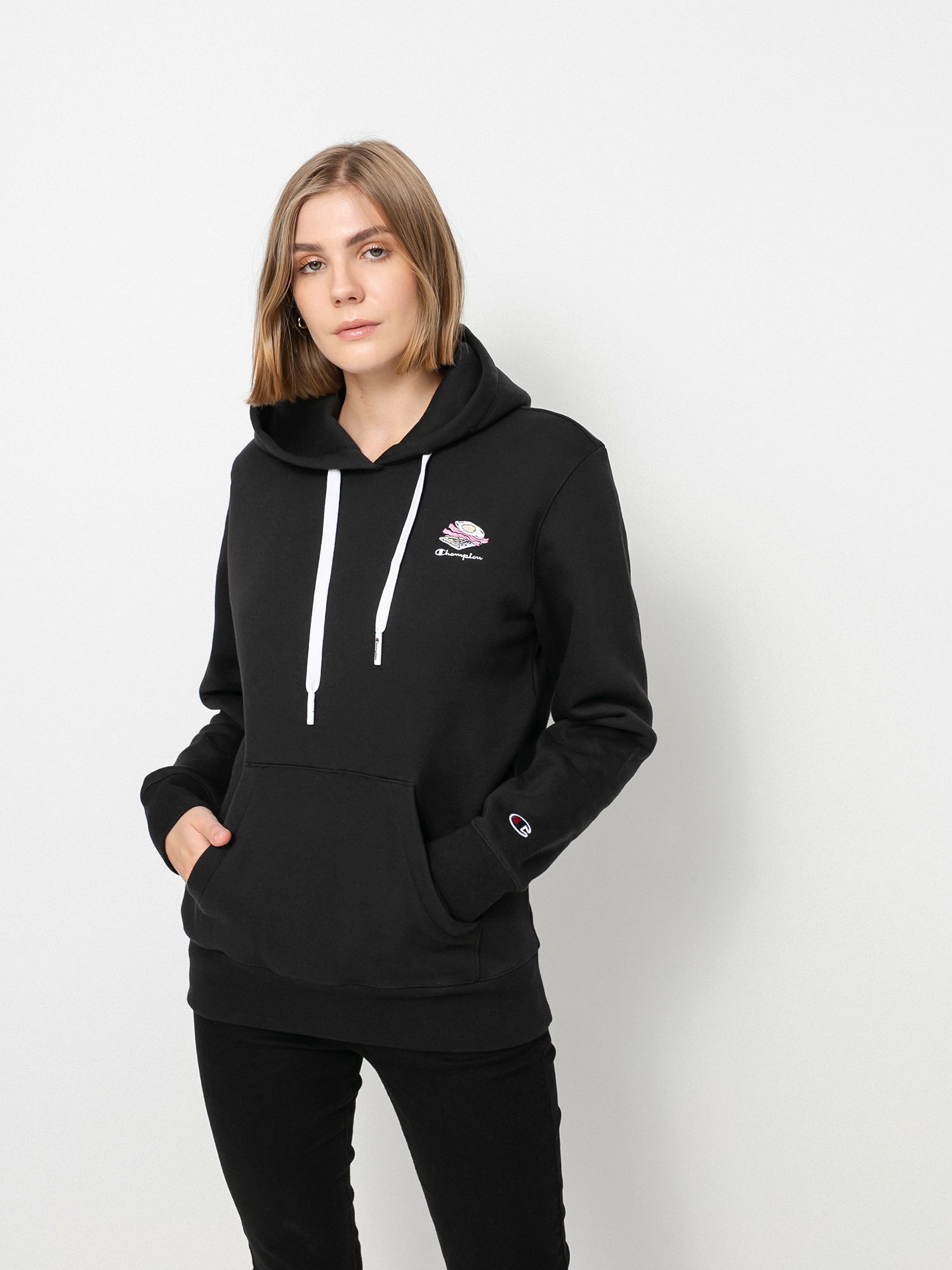 Bluza z kapturem Champion Sweatshirt HD 114694 Wmn (nbk)