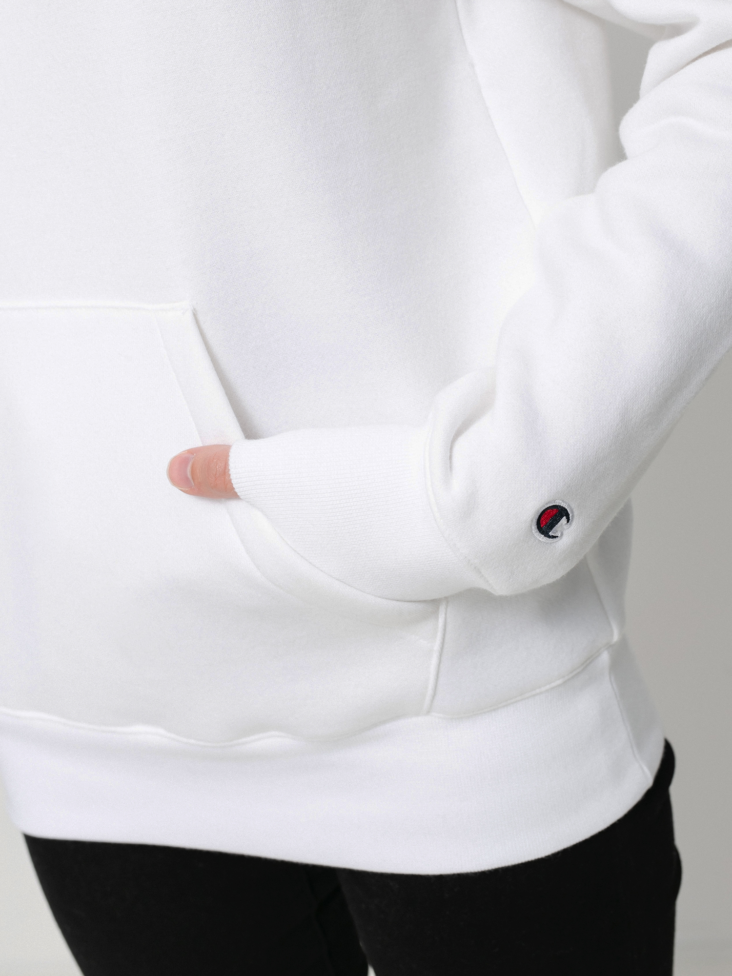 Bluza z kapturem Champion Sweatshirt HD 114694 Wmn (wht)