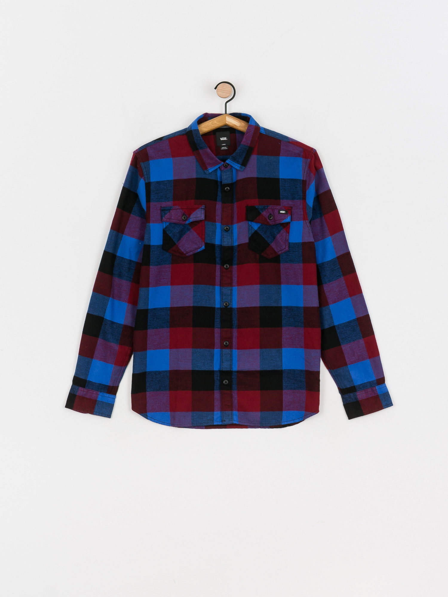 Koszula Vans Box Flannel (pomegranate/nautical blue)