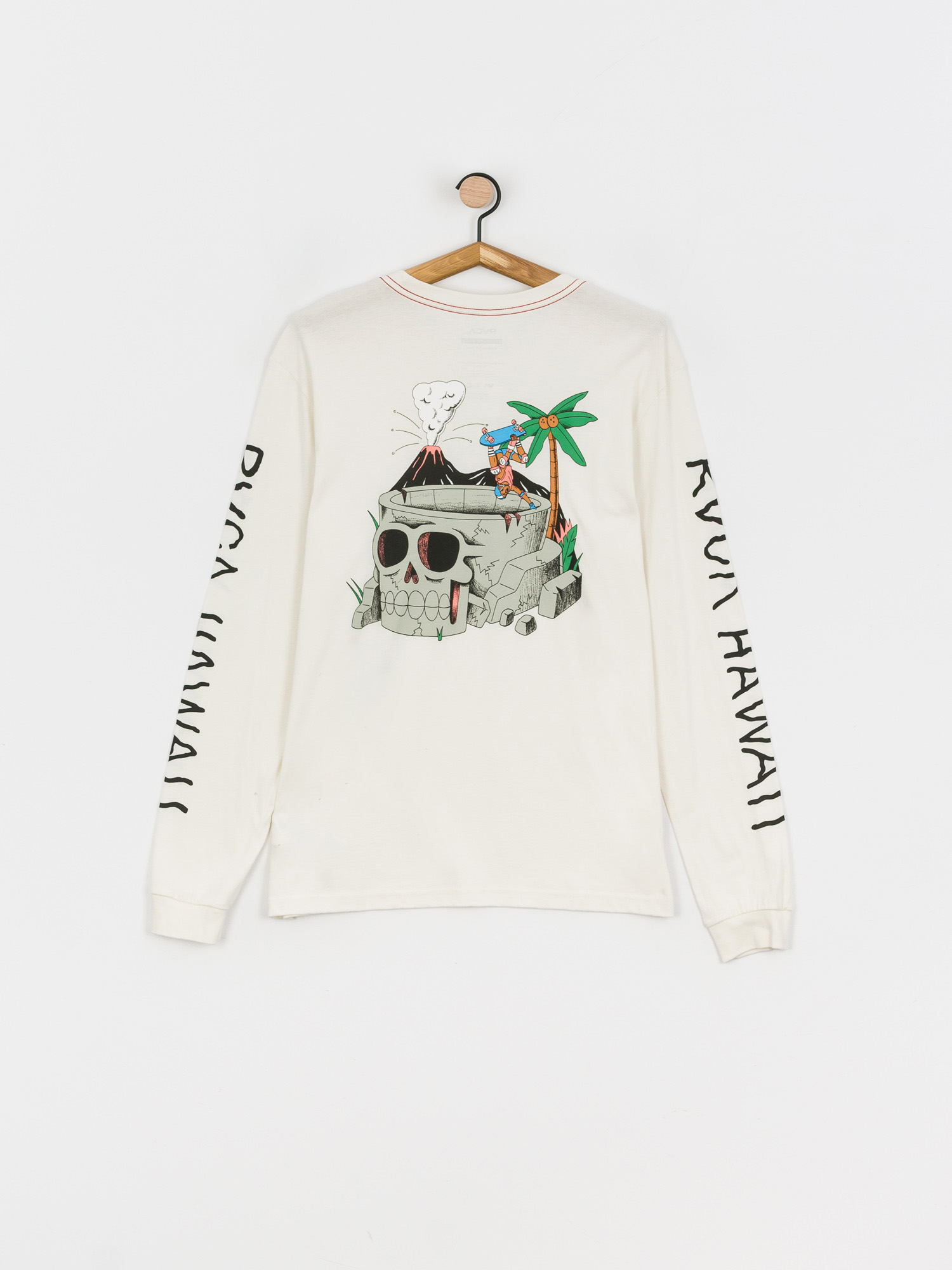 Longsleeve RVCA Skull Bowl (pirate black)