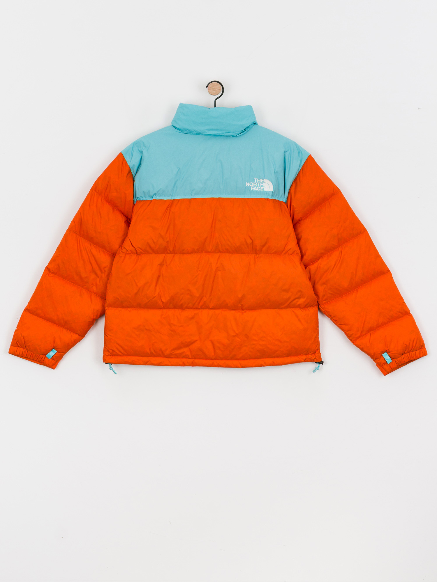 Kurtka The North Face 1996 Retro Nuptse (red orange/transantarctic blue)