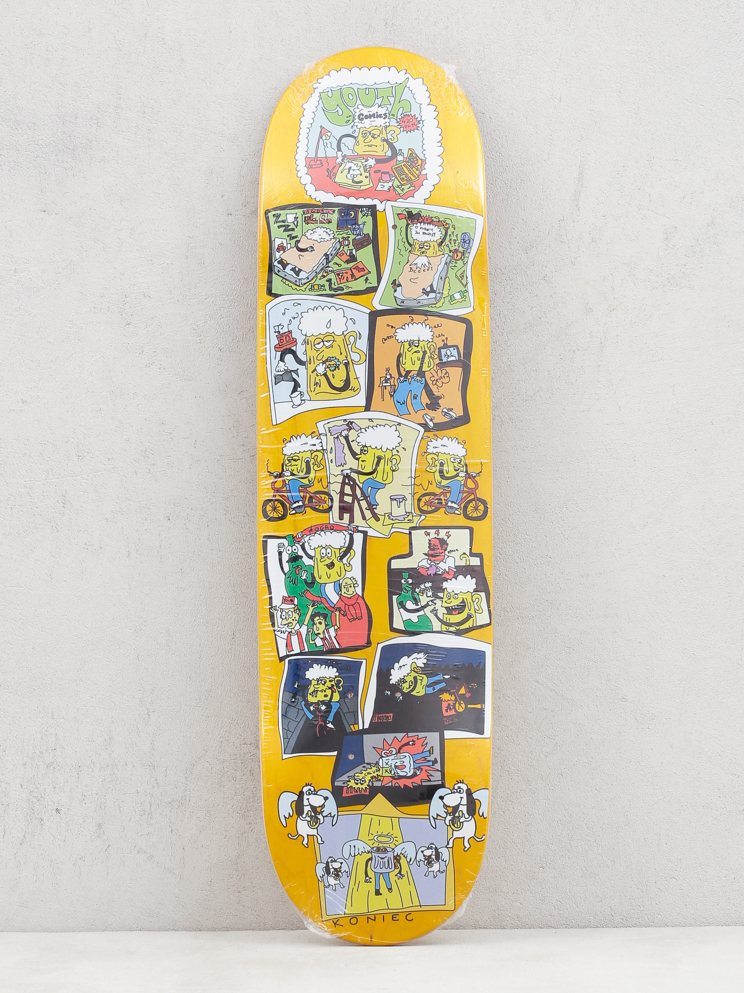 Deck Youth Skateboards Cepik (story of a piwko/yellow)