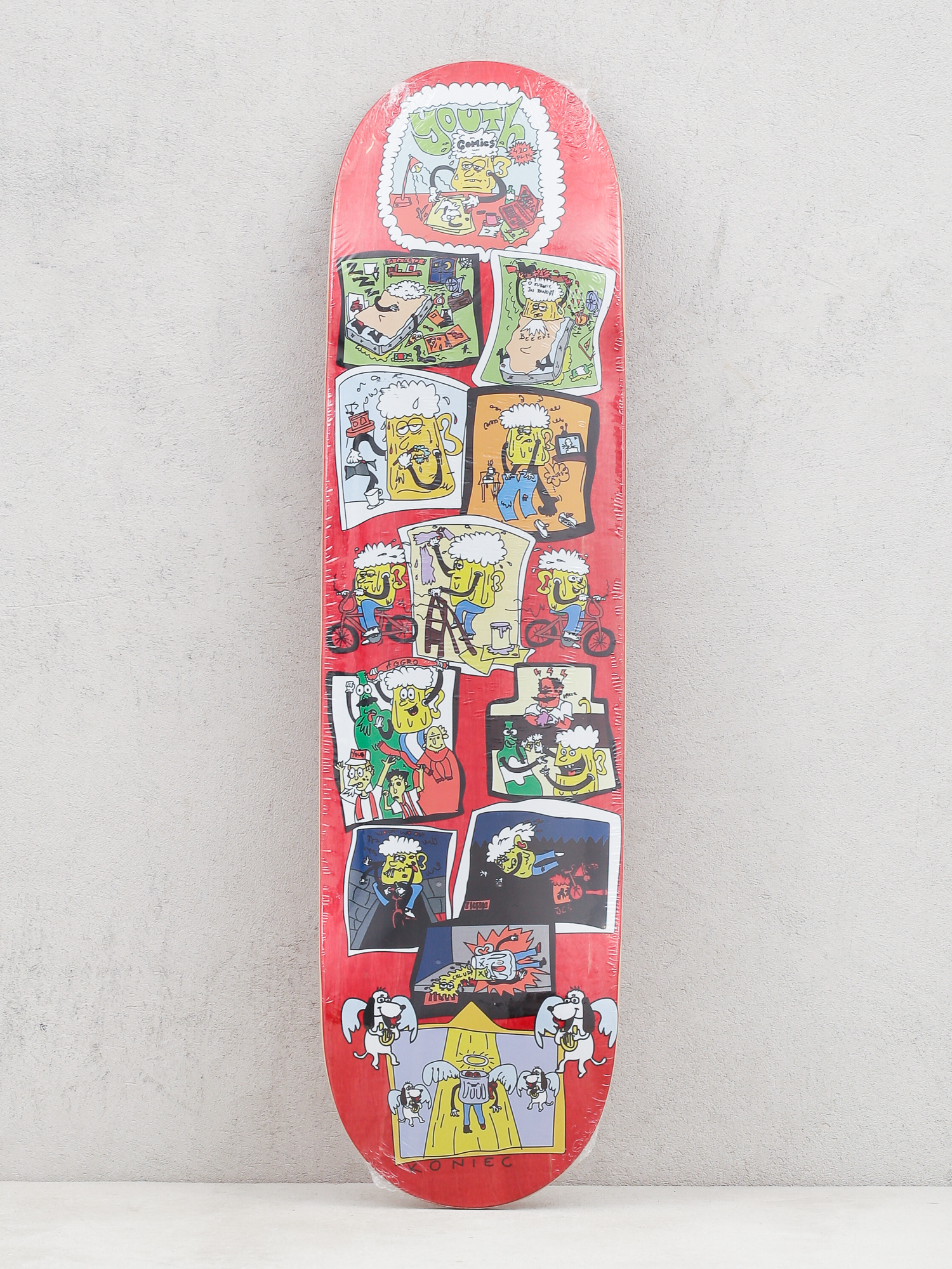 Deck Youth Skateboards Cepik (story of a piwko/red)